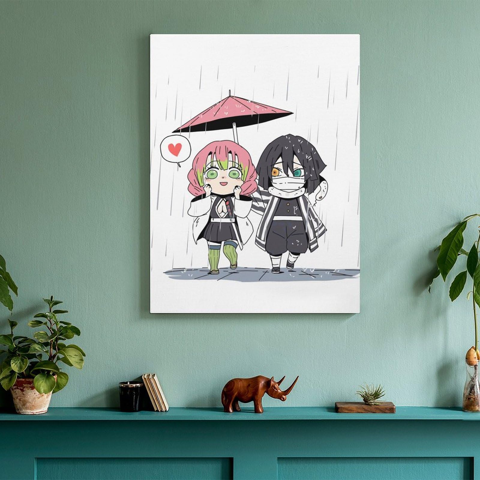 鬼滅の刃 甘露寺蜜璃 アートパネル 額装品 鬼滅の刃 ミニアクリルアートパネル 竈門 禰豆子＆甘露寺 蜜璃