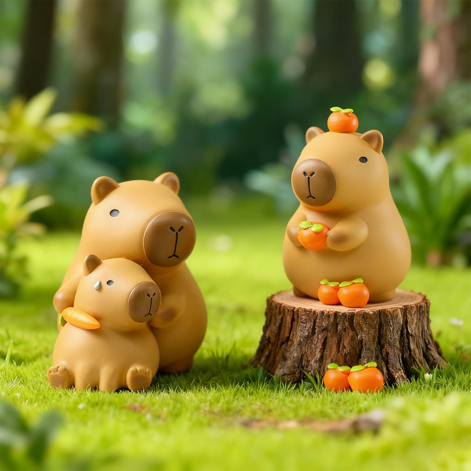 Capybara Lazy Days Blind Box Figures, Random Design Action Figures Collectible Toys for Birthday Gift, Home Decorations, Single Box