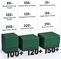 Vista 87 de ZLCA MTG YuGiOh - Caja de cartas para cartas intercambiables, MTG YuGiOh con capacidad para más de 100 tarjetas de una sola funda, caja