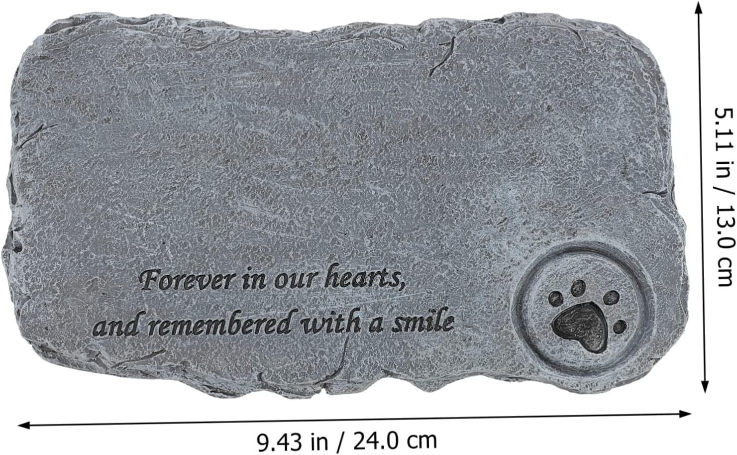 Kisangel 1pc Resin Pet Tombstone for Dogs and Cats with Candlestick Memorial for Outdoor Garden Decoration Memorial with Photo Holder Natural Resin Design