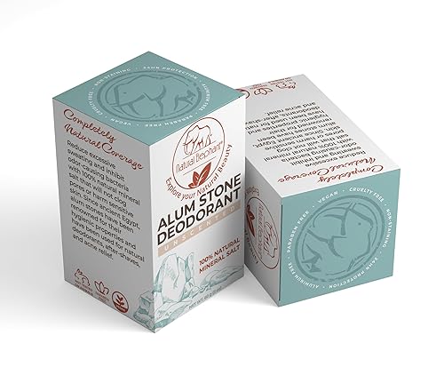 Miniatura 5 de Natural Elephant Alum Stone - Desodorante en barra de 212oz 2 onzas piedra de sal natural sin perfume sin aluminio para hombres y mujeres