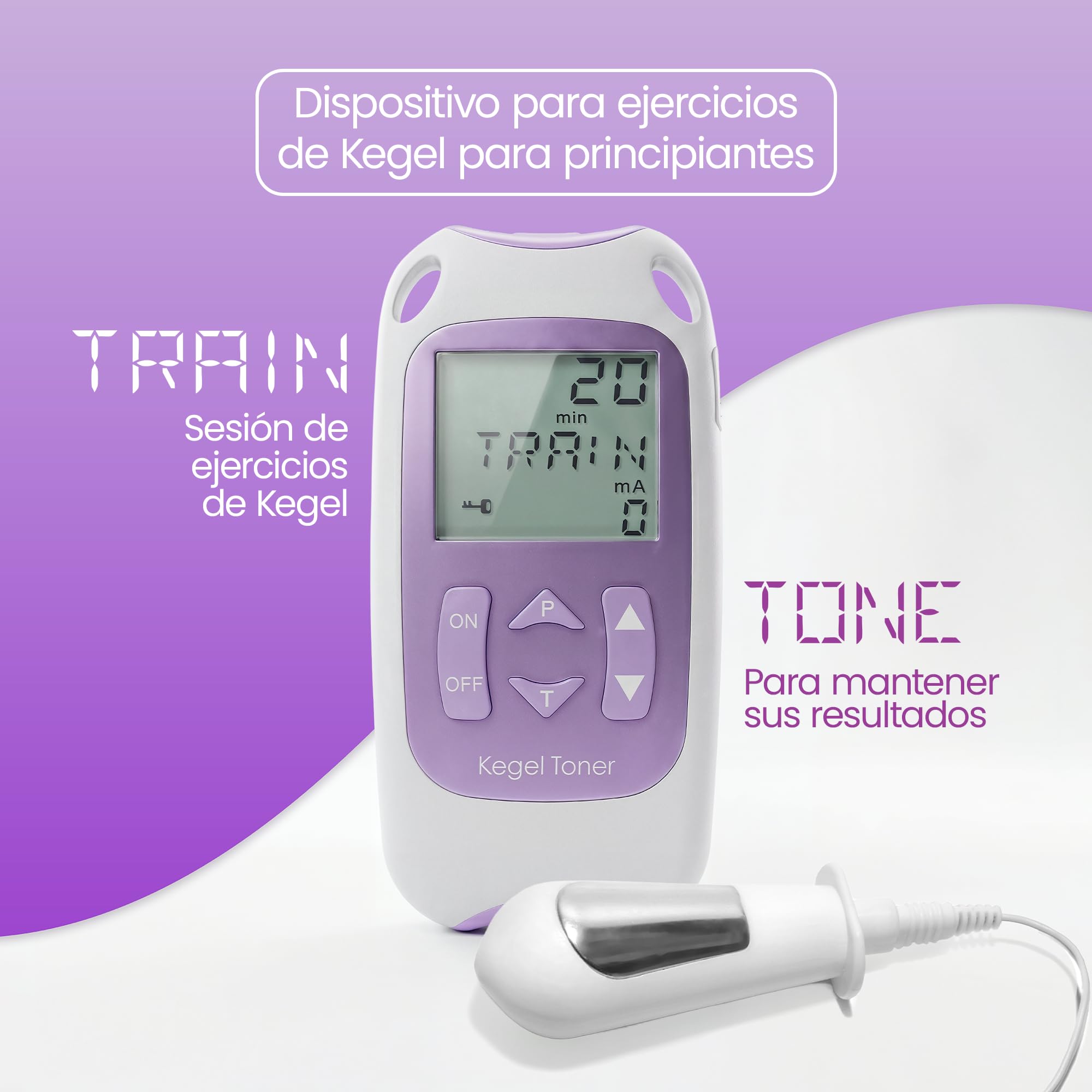 TensCare Kegel Toner – Ejercitador Kegel y Entrenador de Suelo Pélvico para Mujer con Programas Clínicamente Probados | Control de Vejiga, Incontinencia y Tonificación