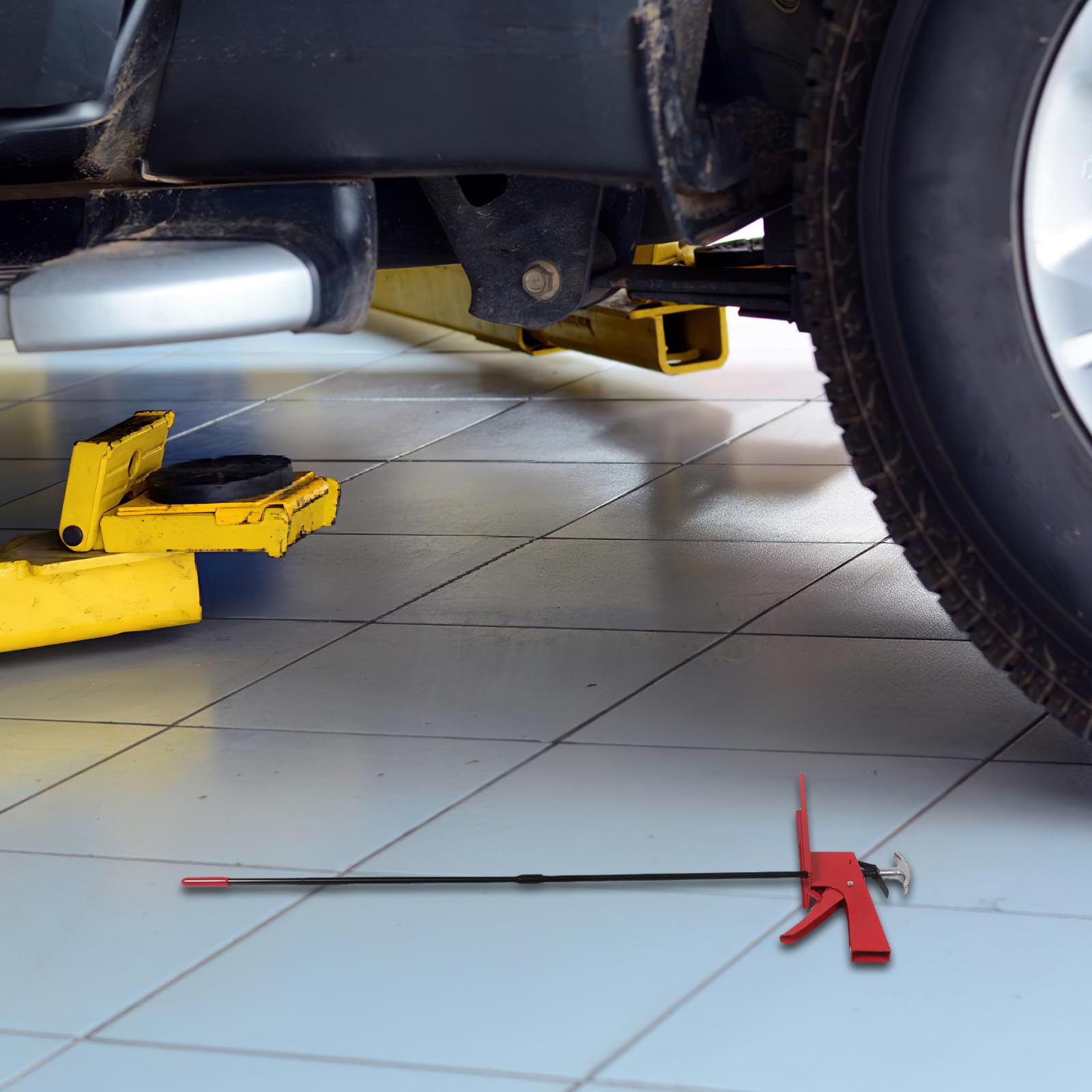 VALICLUD Outil D'alignement Réglable pour Pédale de Frein Voiture, Pince D'entretien Système Anti-vibrations, Rallonge Pédale Compatible Accélérateur et Embrayage, Accessoire Automobile