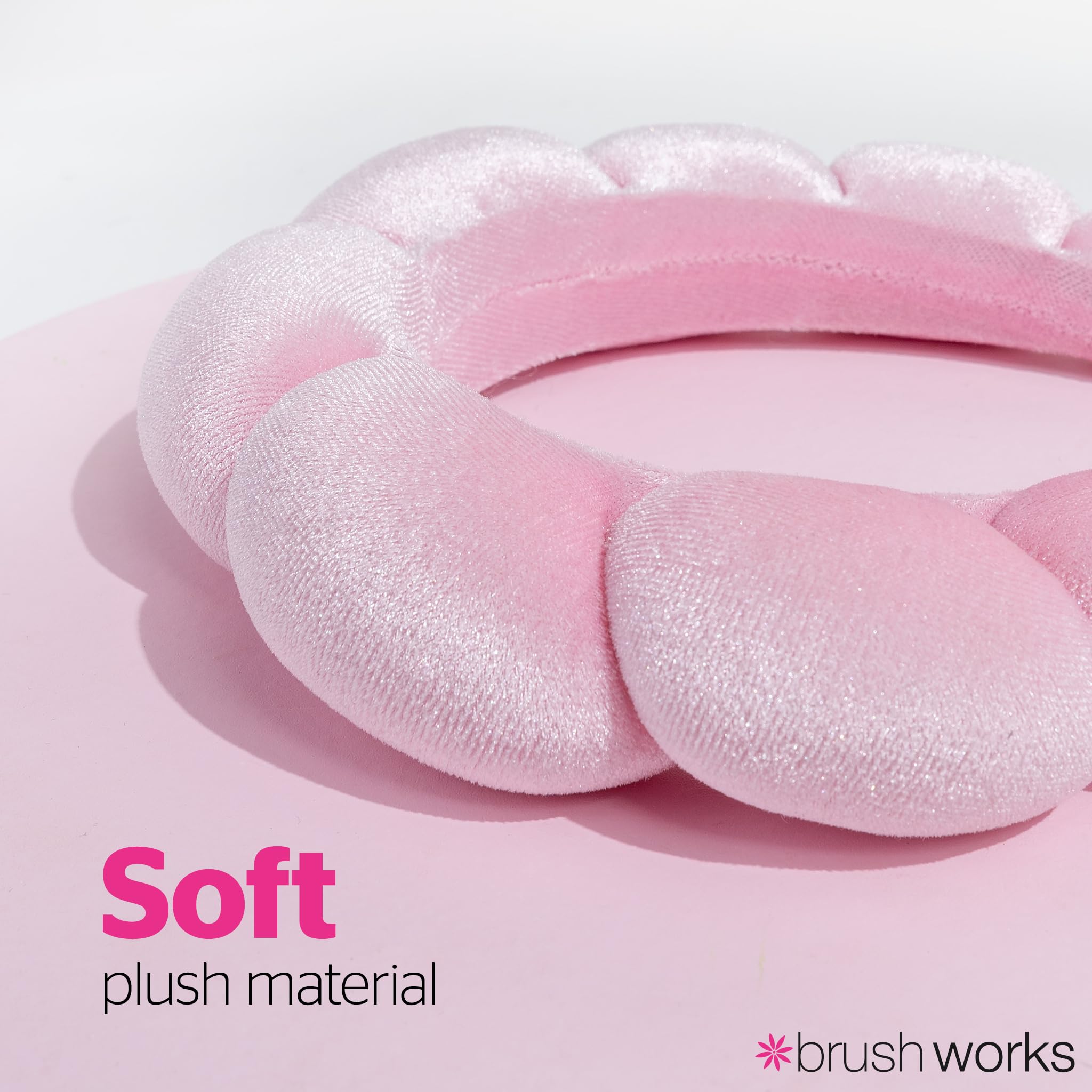 Brushworks Opaska na głowę Pink Cloud