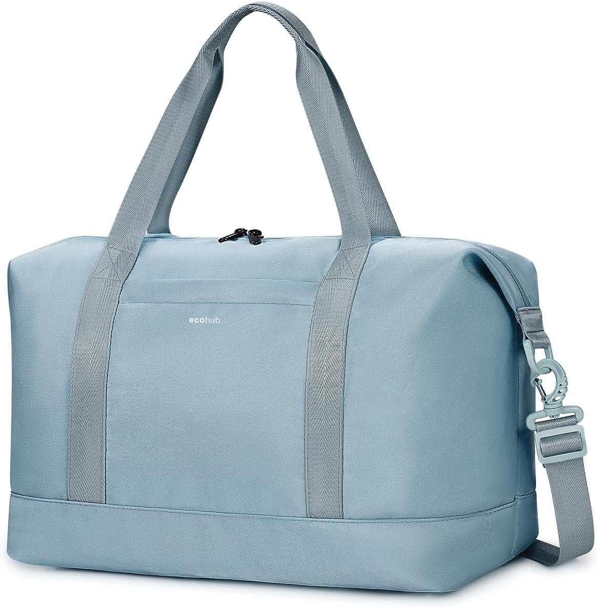 ECOHUB20L Ryanair Hand Luggage 40 x 20 x 25 cm, Hand Luggage Bag for Airplane, Foldable Travel Bag with Removable Wet Bag, Ryan Airlines Bag 40 x 20 x 25, Weekender Women Men, Patent Pending (Grey)