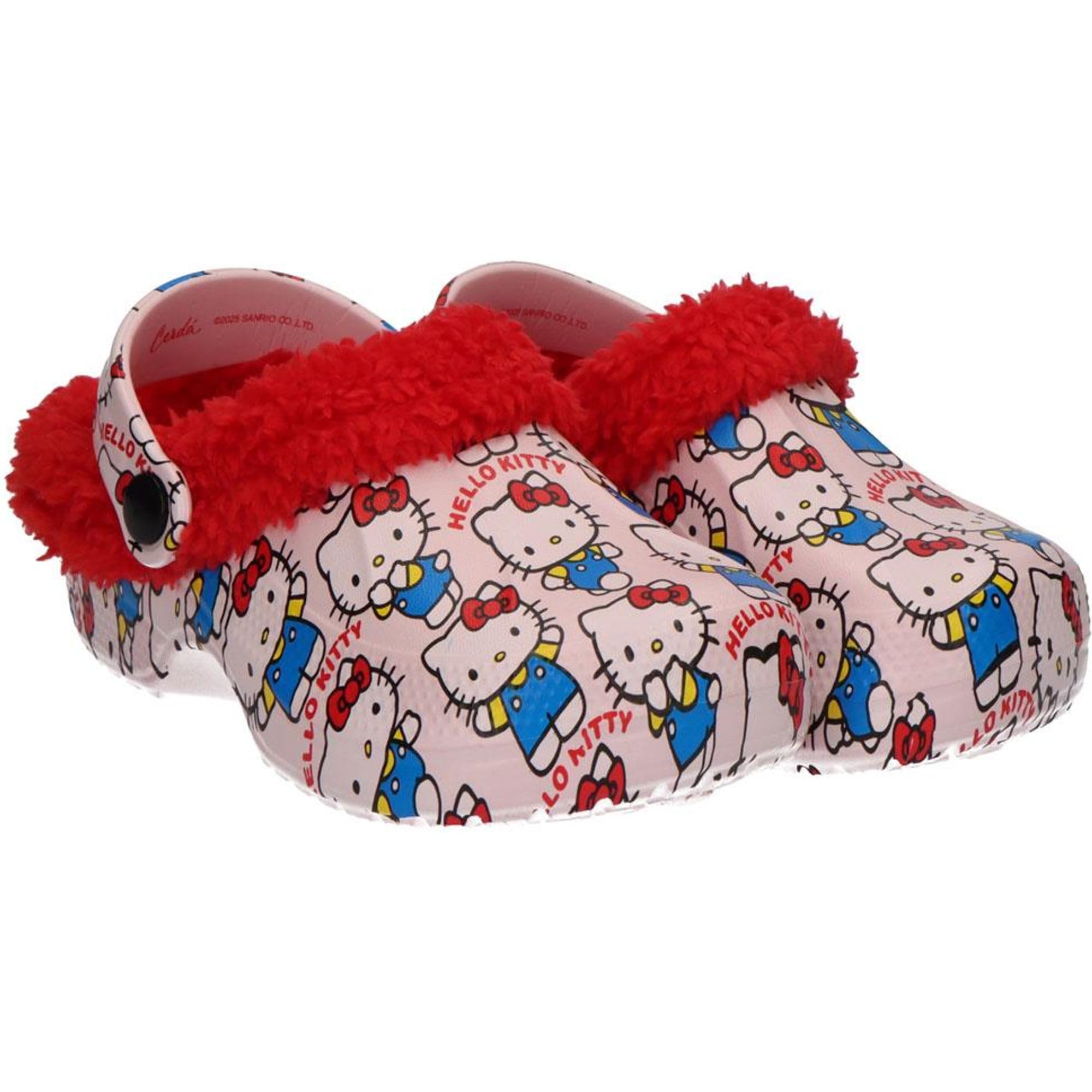 CERDÁ LIFE'S LITTLE MOMENTS Zapatillas Casa Zueco Borreguillo Licencia Oficial Pantuflas Hello Kitty Cómodas, Suaves Y Antideslicant Slippers, Hello Kitty, 8.5/9 UK Child