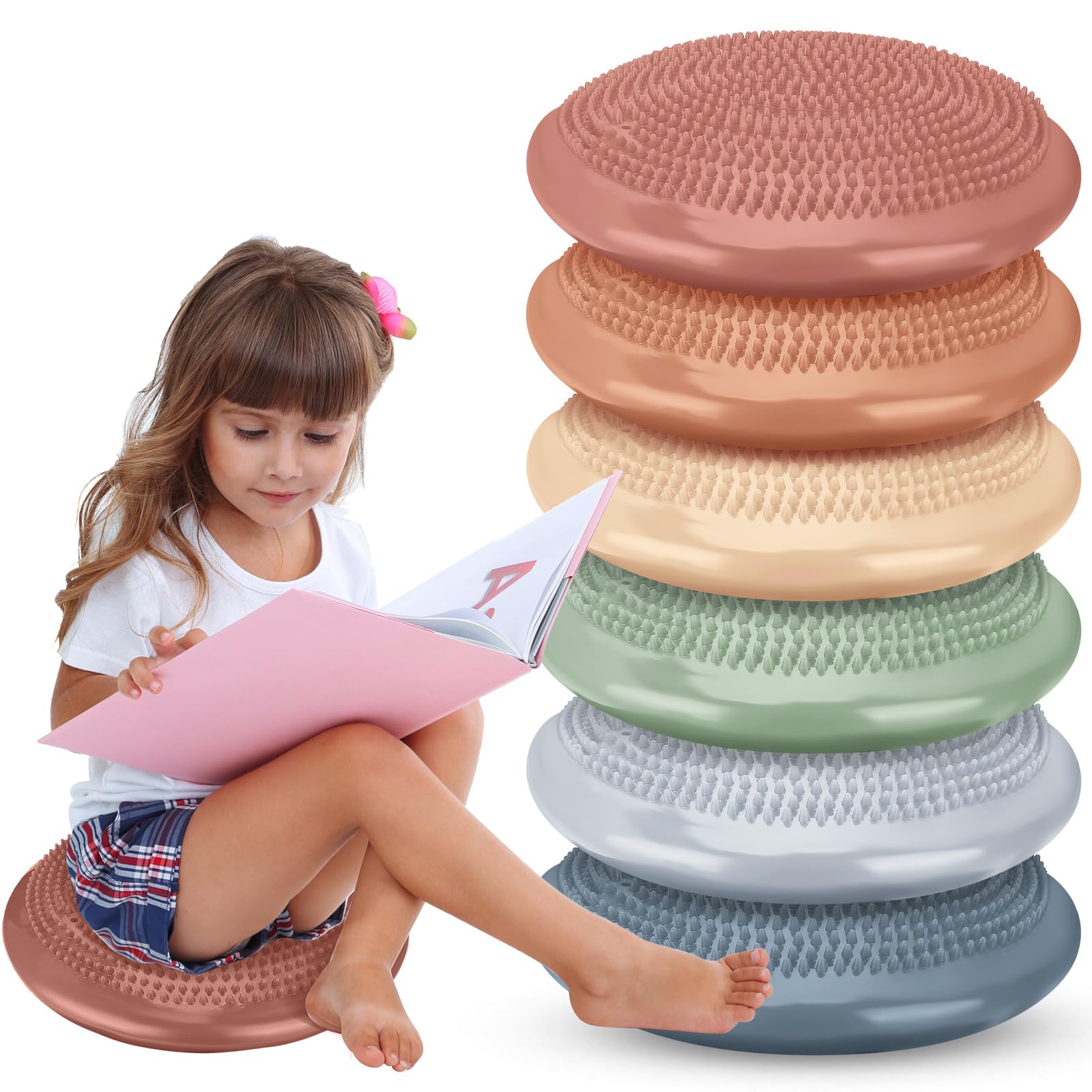 Amylove Wiggle Seat Inflated Wobble Cushion for Sensory Kid