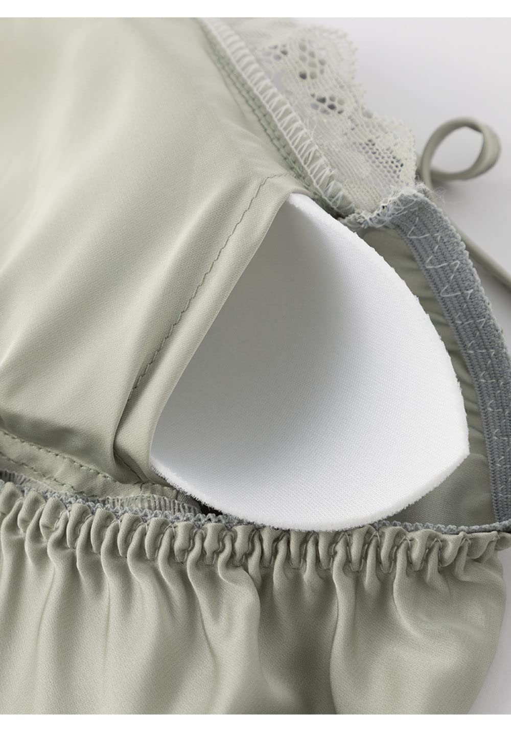 Accappatoio Donna,5 Pezzi Set Accappatoio Kimono In Raso Estate Sexy Pizzo Scollo A V Vestaglia Camicia Da Notte Pantaloncini Canotta Set Tinta Unita Abito Pigiama Sposa Vestaglia Bademantel Damen,P