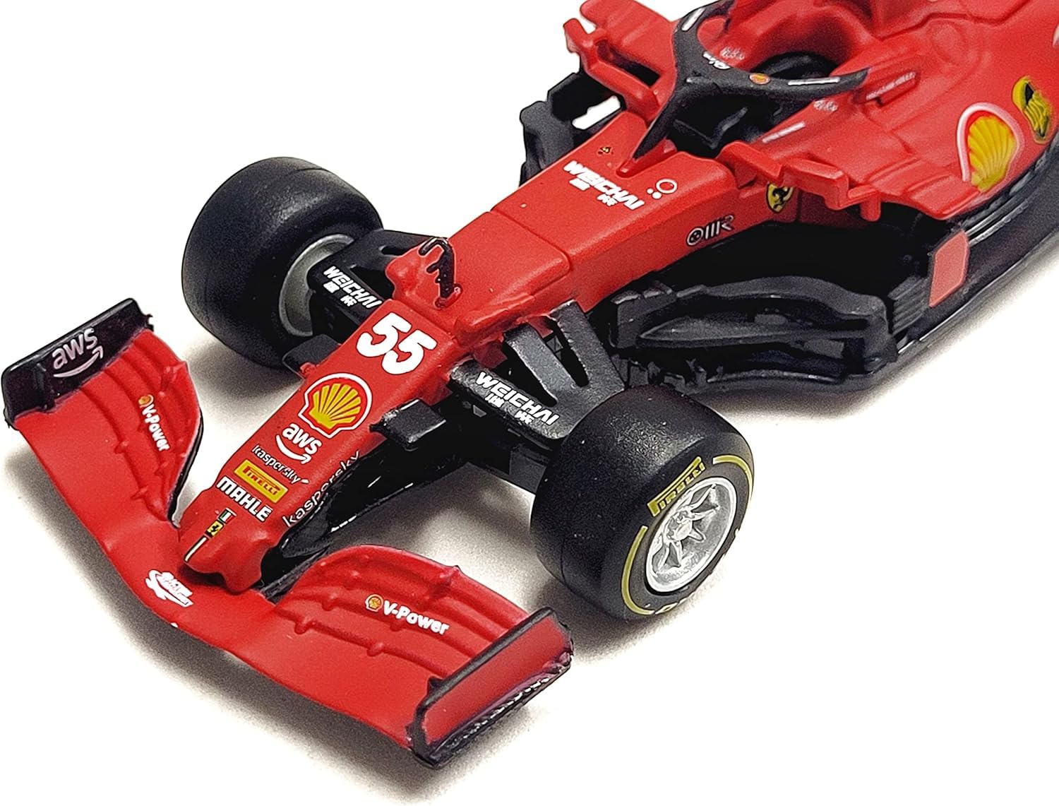 Amazon.com: Bburago B18-36829S 1:43 F1 2021 Ferrari SF21 SAINZ