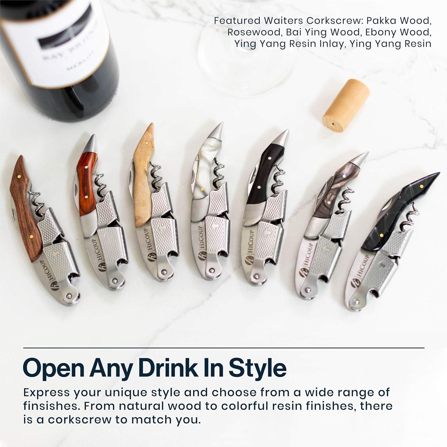 HiCoup Wine Opener - Professional Corkscrew -6