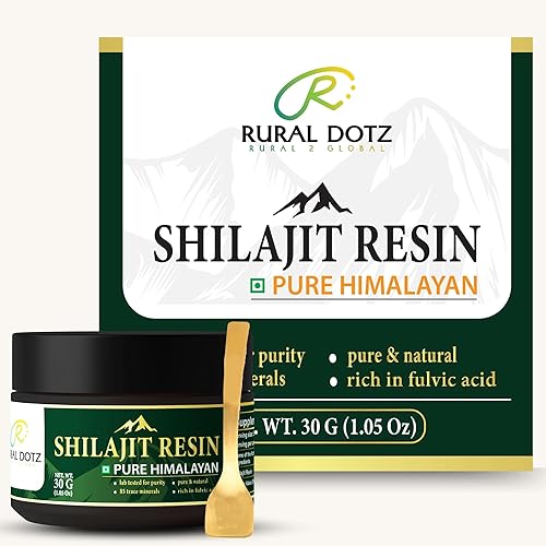 Miniatura 2 de RuralDotz - Resina Shilajit del Himalaya  100% natural  500 mg por porción  Auténtico tono mineral del Himalaya para energía, fuerza y vitalidad
