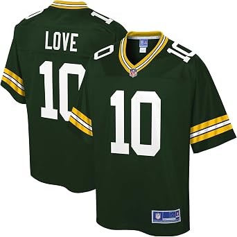 NFL PRO LINE Mens Jordan Love Green Bay Packers Team Player Jersey