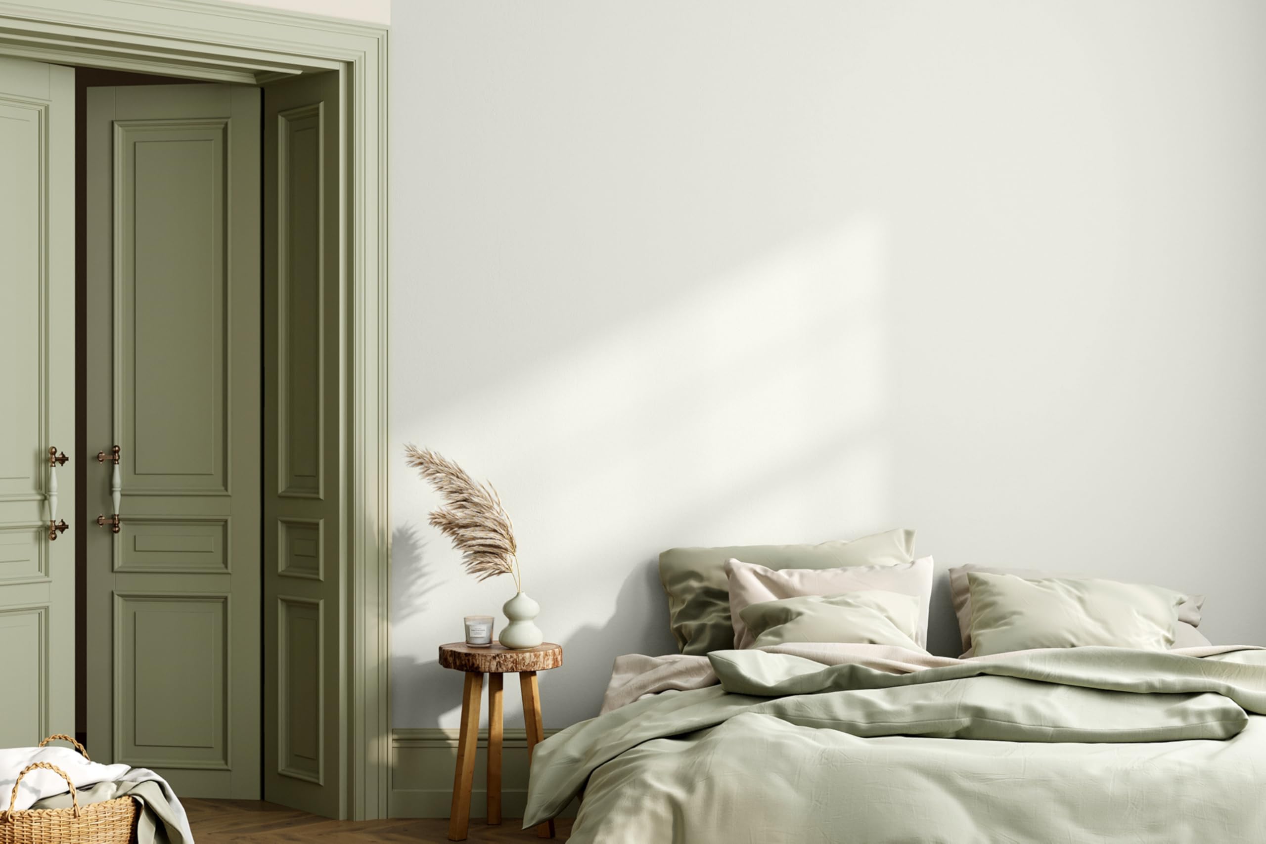 Caleo Color Pintura de pared ecológica para salón y demás – Alta cobertura, sin goteo, inodora (blanco, 5 litros)