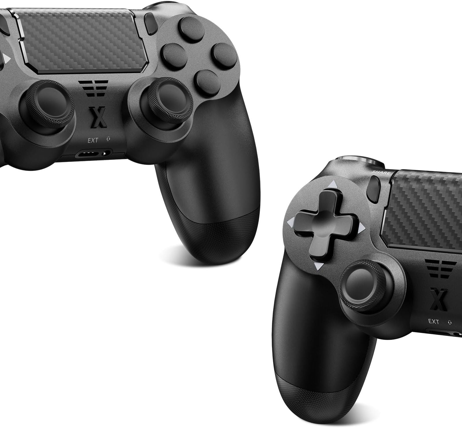 Puiseno Wireless Controller for PS-4, Dual Vibration Game Joystick/Speaker/3.5mm Audio Jack Headphone/Motion Sensing,Upgraded Six-Axis Sensor, Compatible with PS4/Slim/Pro Console/PC (1)