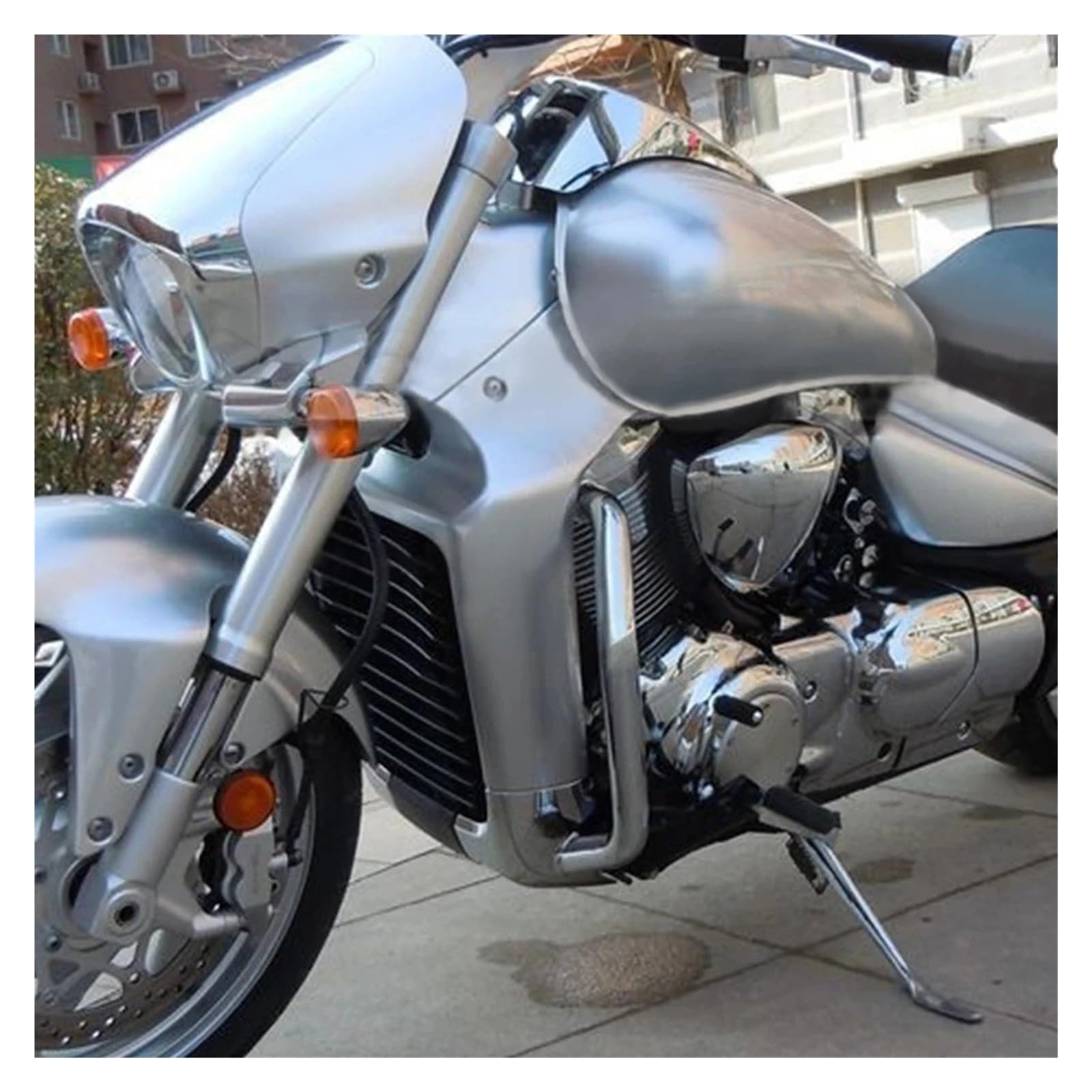 Motocicleta Barras protección para Boulevard M109R para Intruder M1800R VZR1800 Parachoques Piezas De Motocicleta Protección Barras De Choque Protector De Motor Protector Delantero