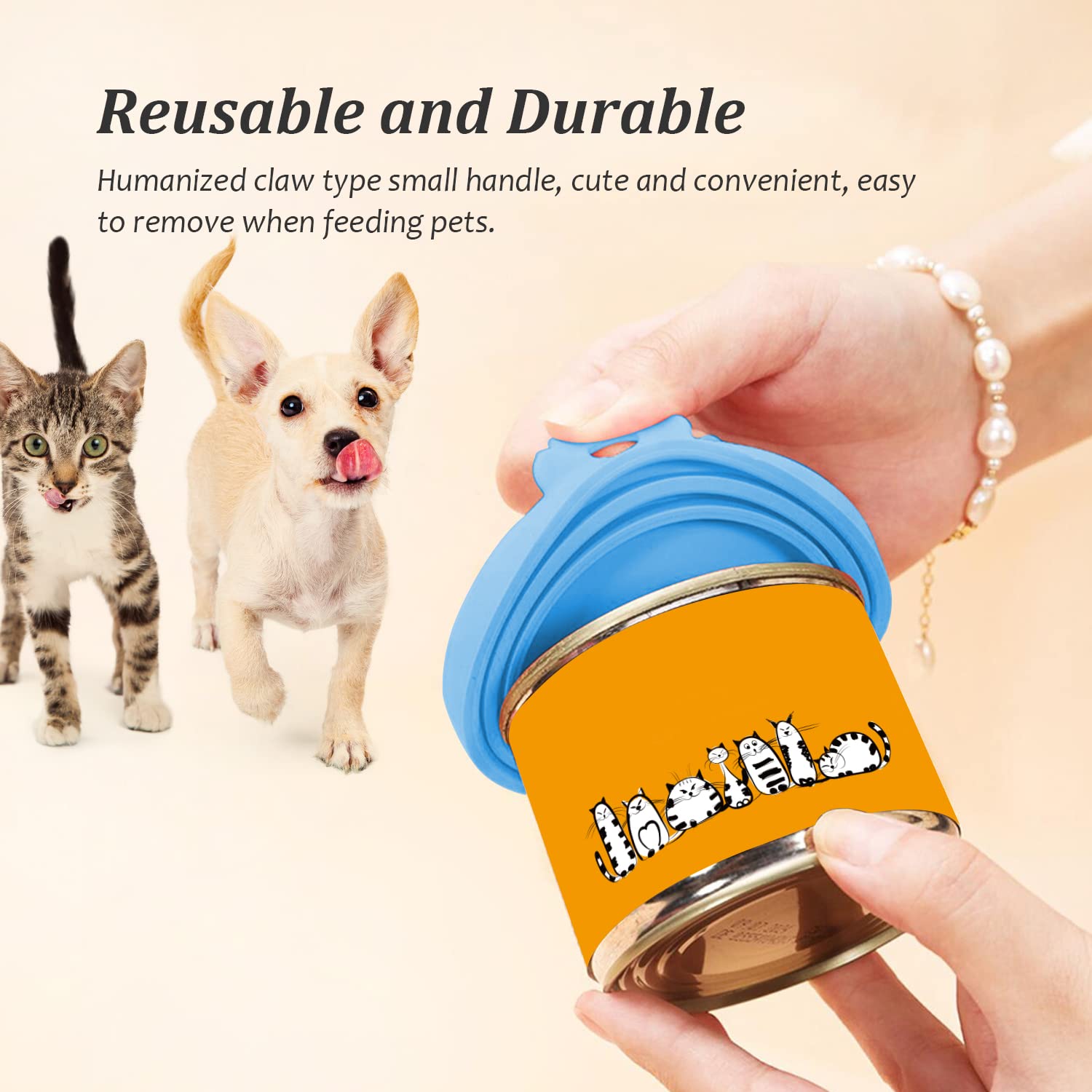 DOPI 2er Set Silikon-Futterdosen Für Hund & Katze – Wiederverwendbar, 3-in-1 Mit Deckel, Grün & Blau