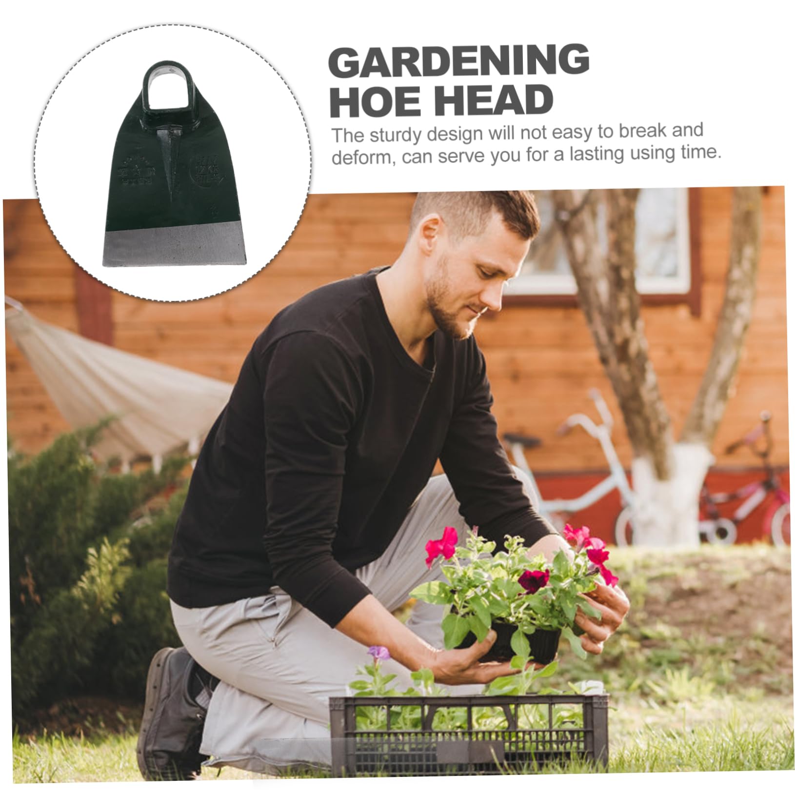 HANABASS Cabezal Inoxidable Jardinería Herramienta de Plantar y Huertos