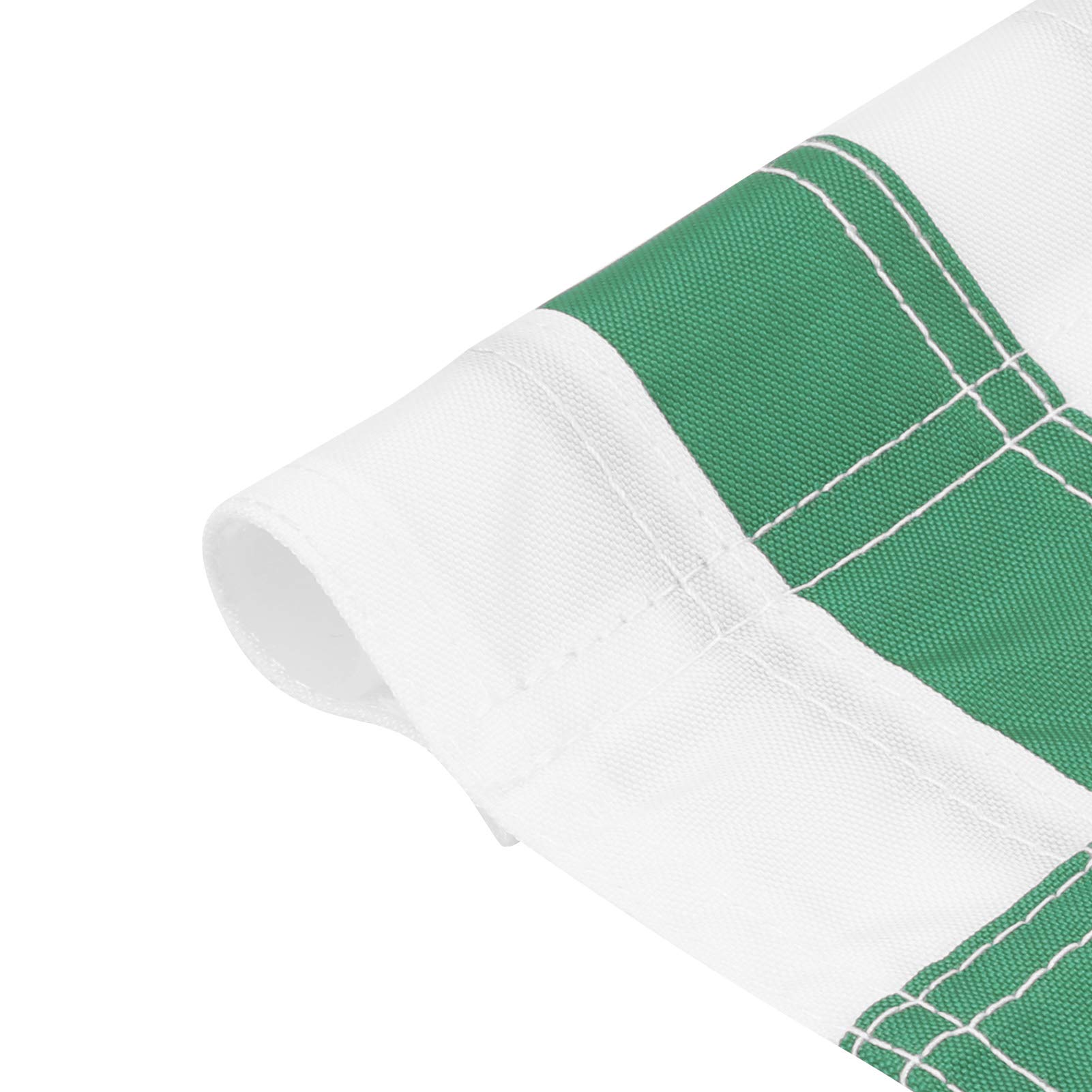 Lot de 4 drapeaux verts de golf à carreaux avec trous, pour entraînement de jardin