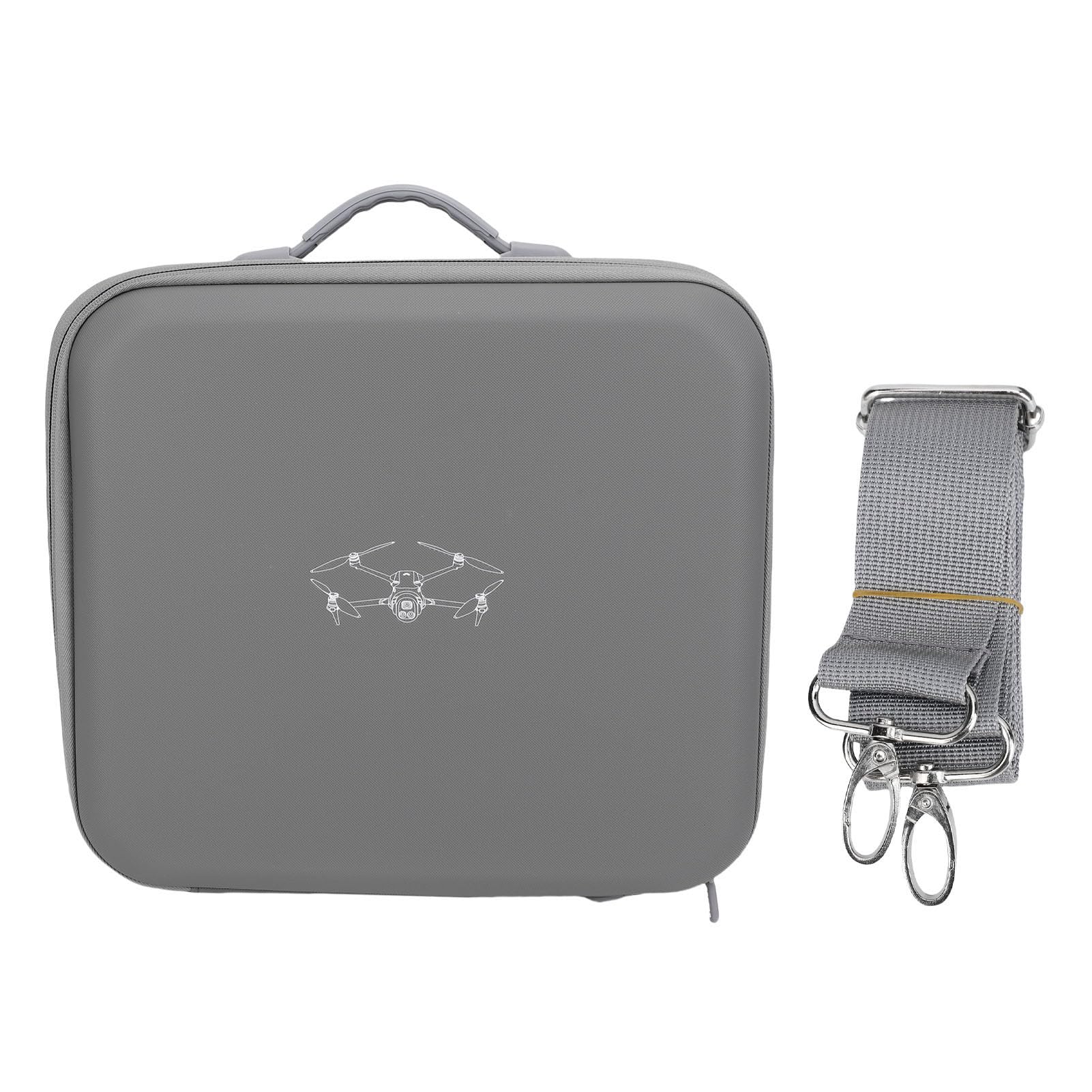 CHICIRIS Estuche de Transporte, Material de PU, Bolsa de Almacenamiento para Drones Que Absorbe los Golpes para Control Remoto 4 Pro con Bolsillos Protectores de Malla para Viajeros