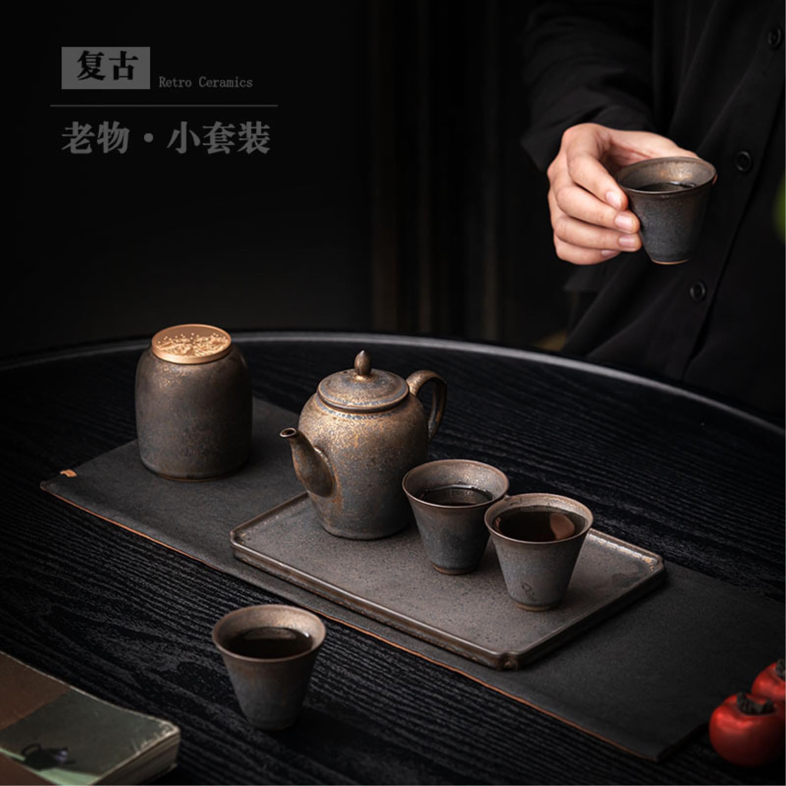 Hotel b&b kung fu zestaw do herbaty kompletny zestaw chińskiej ceramicznej tacy do herbaty - zobacz także stary kwadrat
