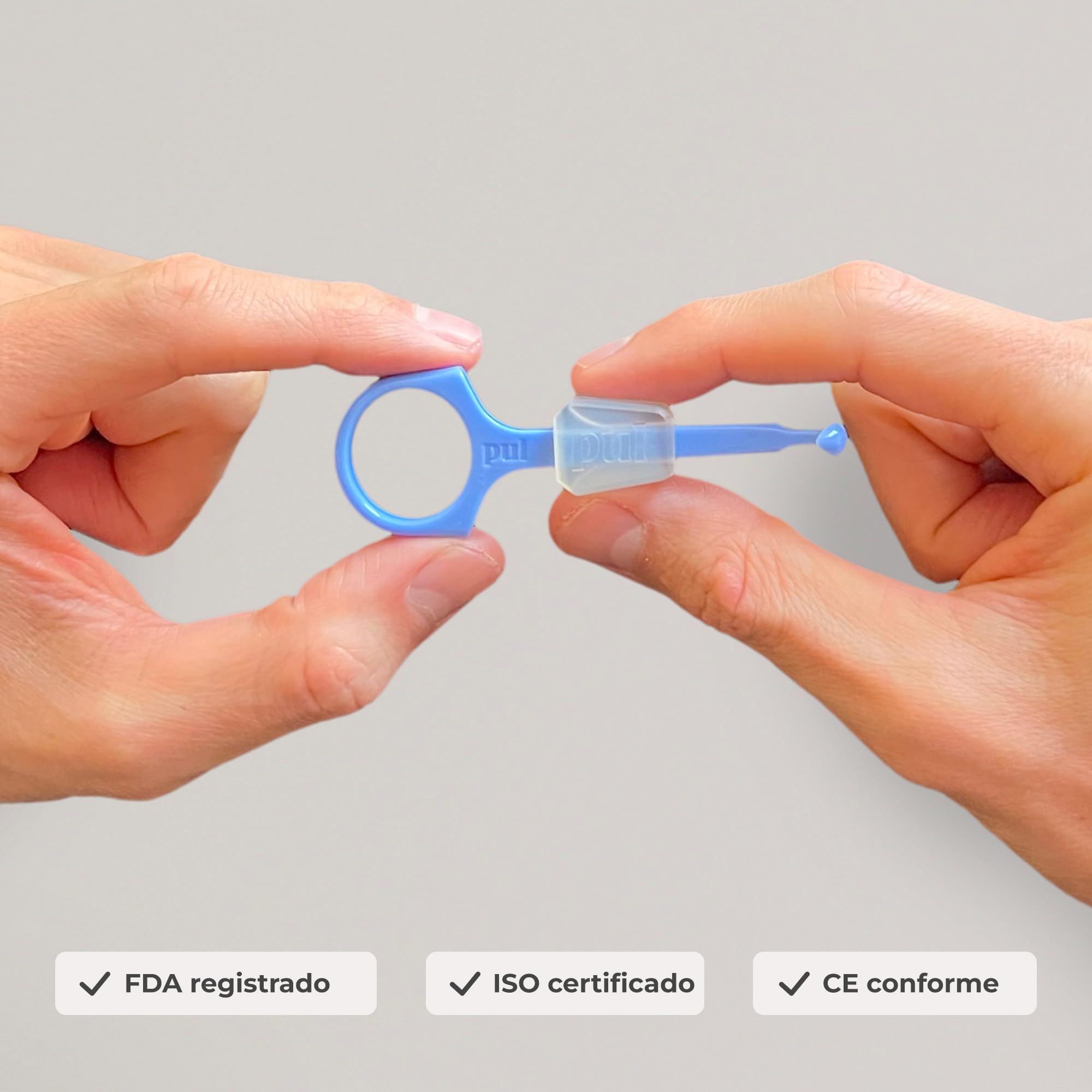 PUL Herramienta para masticar y quitar alineadores transparentes 2 en 1 PUL - Rosa | Combo masticable + removedor de ortodoncia | Accesorio dental higiénico, reutilizable y sin BPA para Invisalign