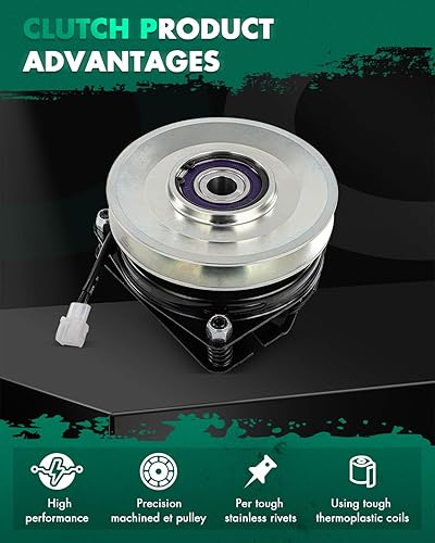 Vista 184 de SCITOO Embrague eléctrico de toma de fuerza AM119683 Compatible para Warner: 5217-35, 5217-6, 5217-7, 5217-9; para John Deere: 5217-7, AM119683