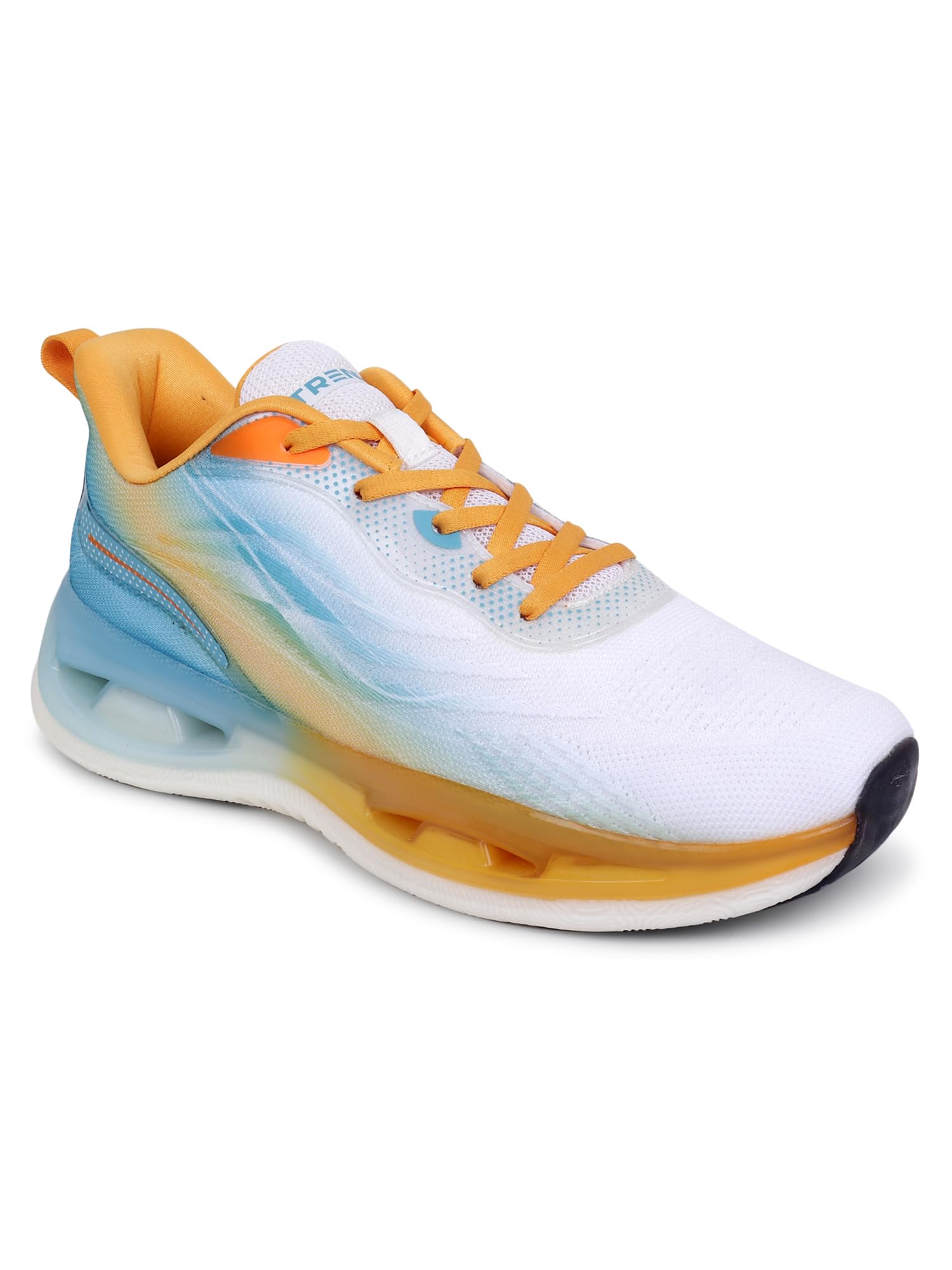 trenz Men Vertex Lace-Ups Walking Shoes |Cultured Round-Toe Shape & Cushioning Technology-picture-34