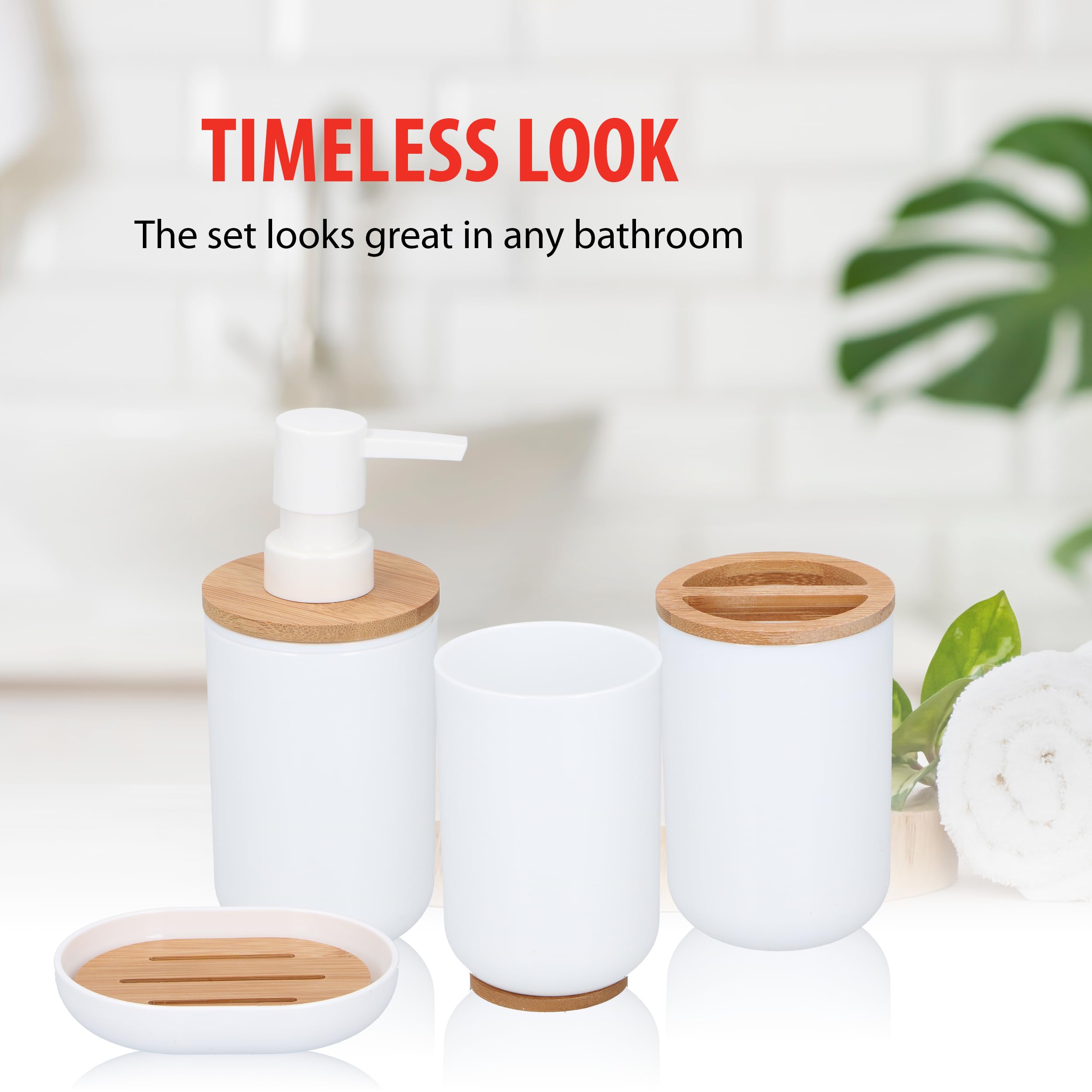 alpina Set da Bagno 6 Pezzi