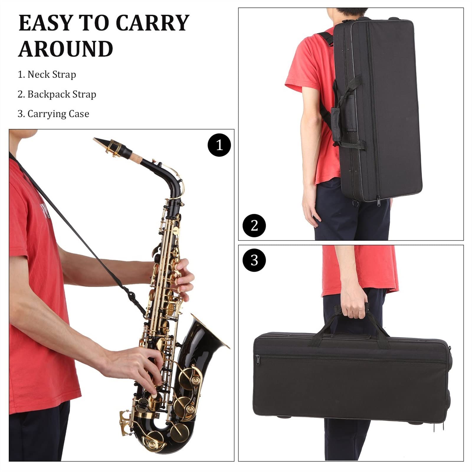 Saxophon Saxophon Es Sax Messing Es Alt Saxophon Mit Saxophon Mundstück