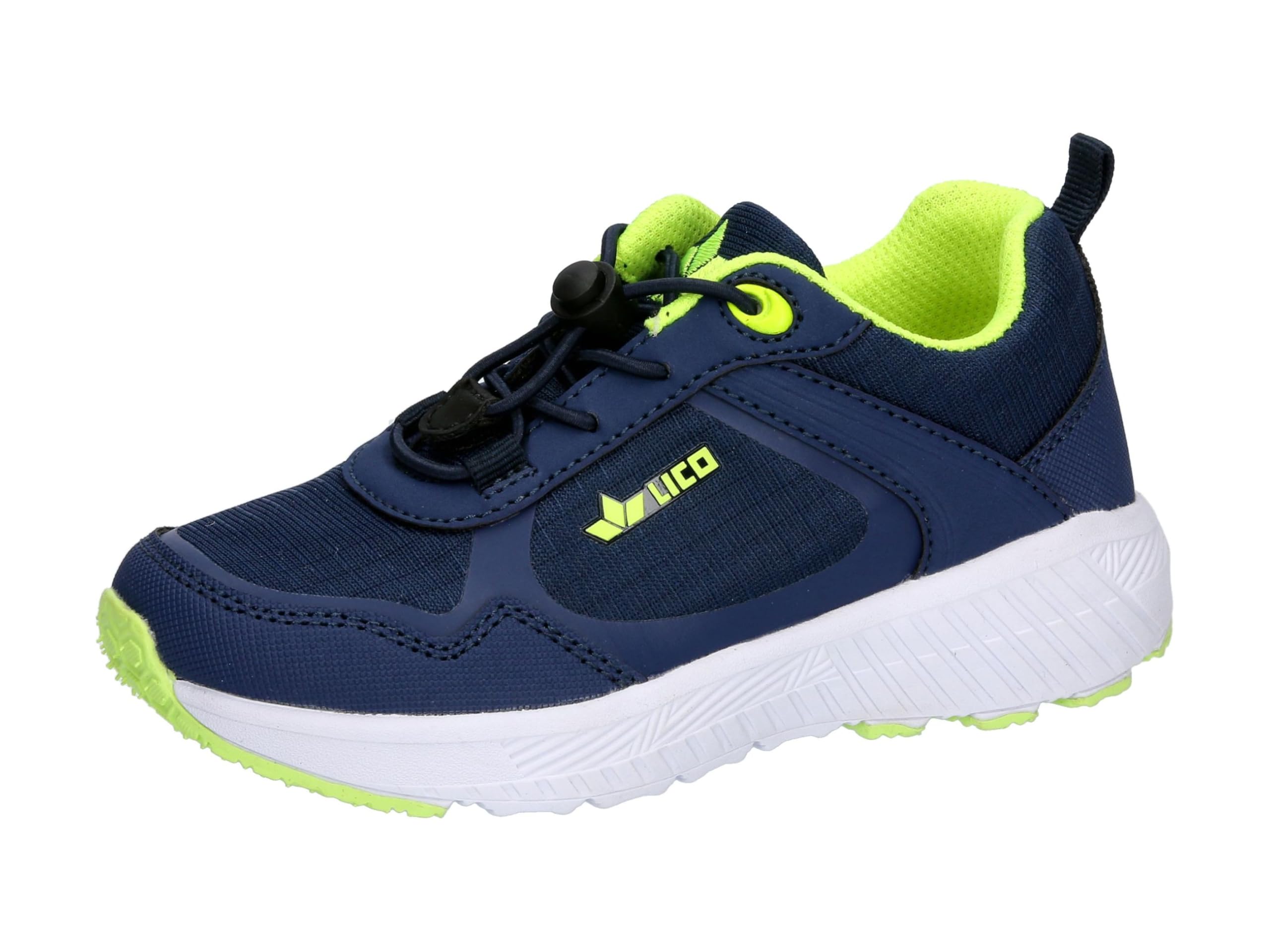 Lico Unisex Children's Skylar Trainers, Marine Lemon, 1.5 UK Child