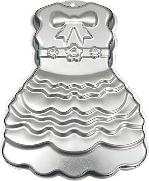 10 Inch Princess Dress Aluminum 3D Cake Baking Mold Cake Pan - Dress