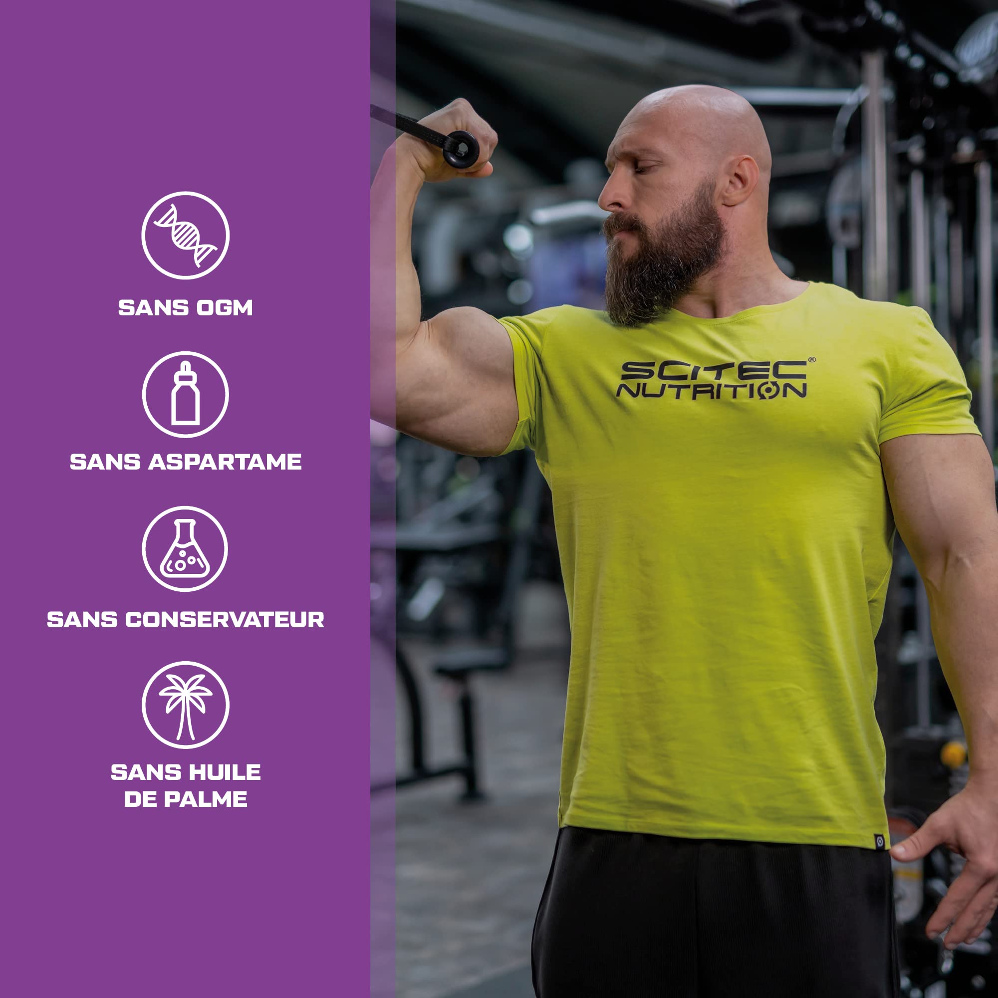 Scitec Nutrition Mega EAA Complément alimentaire sous forme de gélules contenant des acides aminés essentiels, 240 capsule