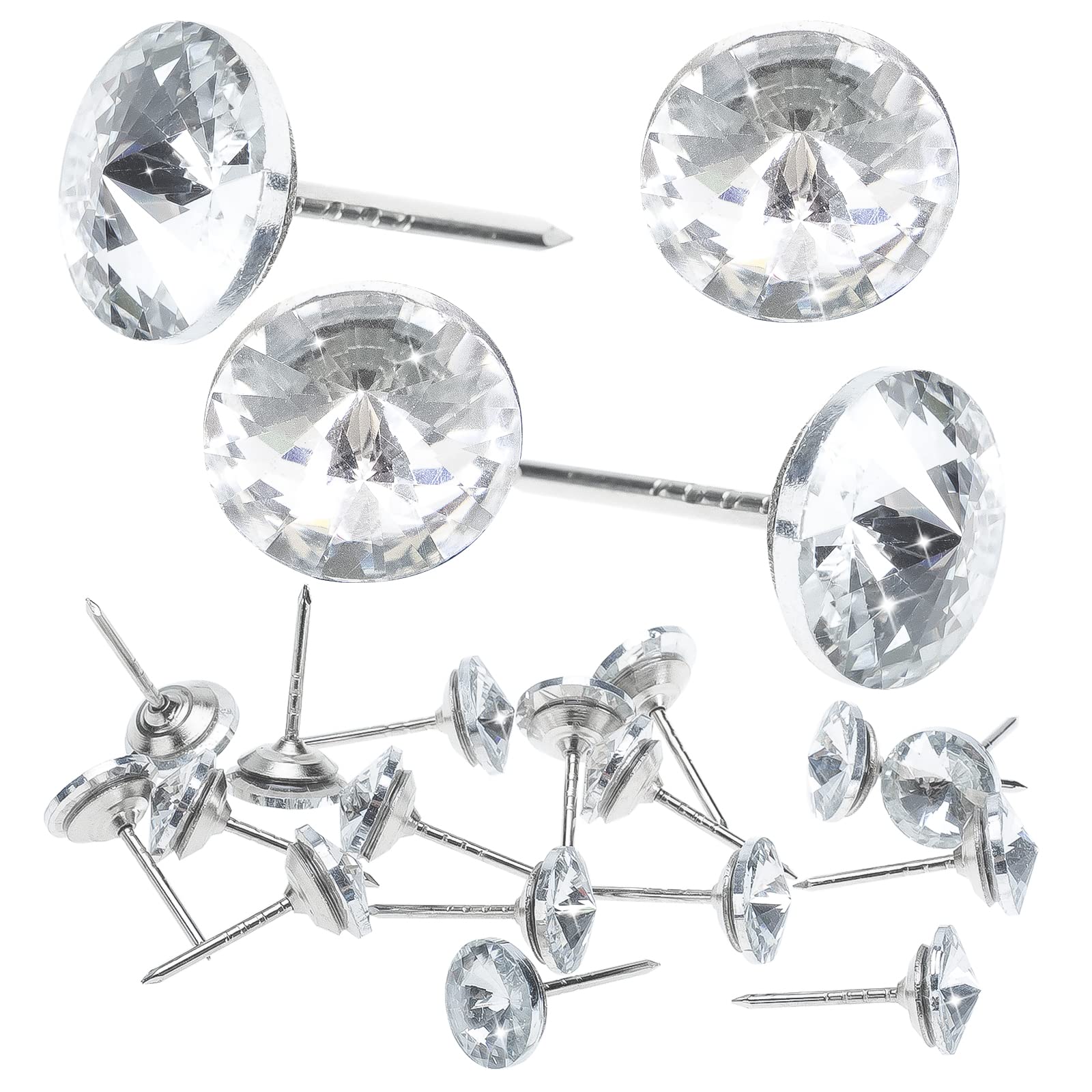 Buy Artilife 100Pcs Sew Diamond Crystal Buttons,Clear Crystal