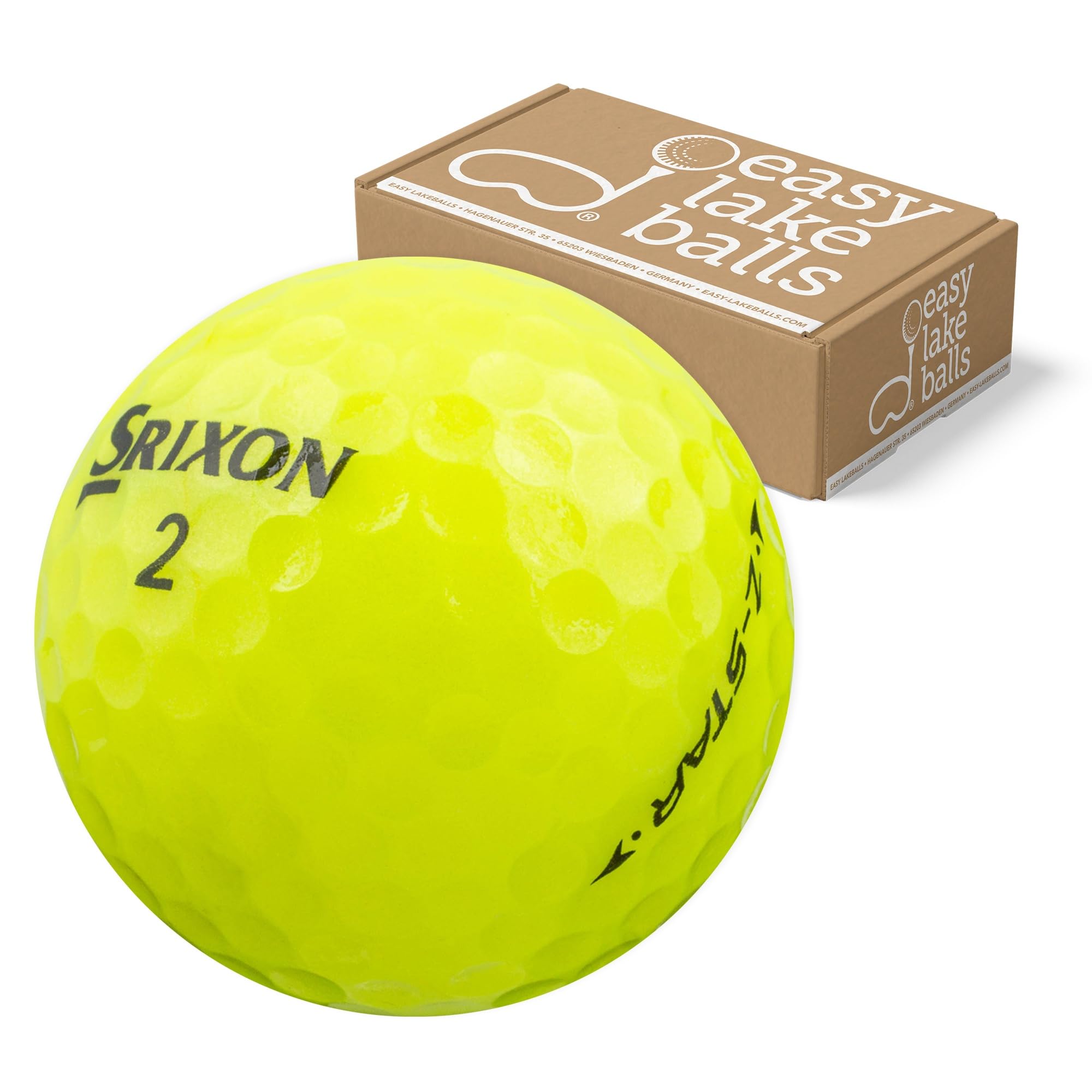 25 SRIXON Z-Star GELB LAKEBALLS/GOLFBÄLLE - QUALITÄT AAA/AA