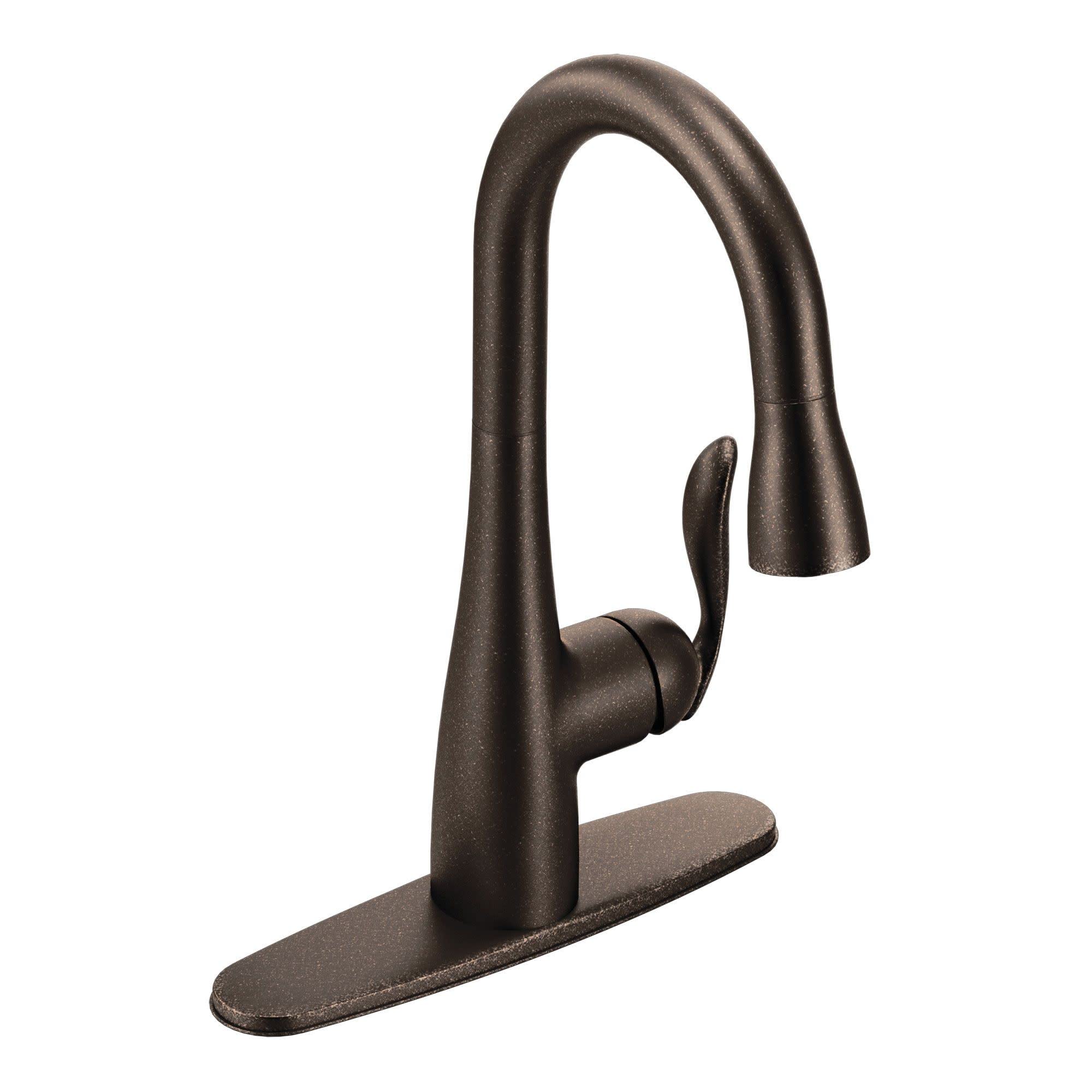 Moen 5995ORB Arbor One Handle High Arc Pulldown Bar Faucet with