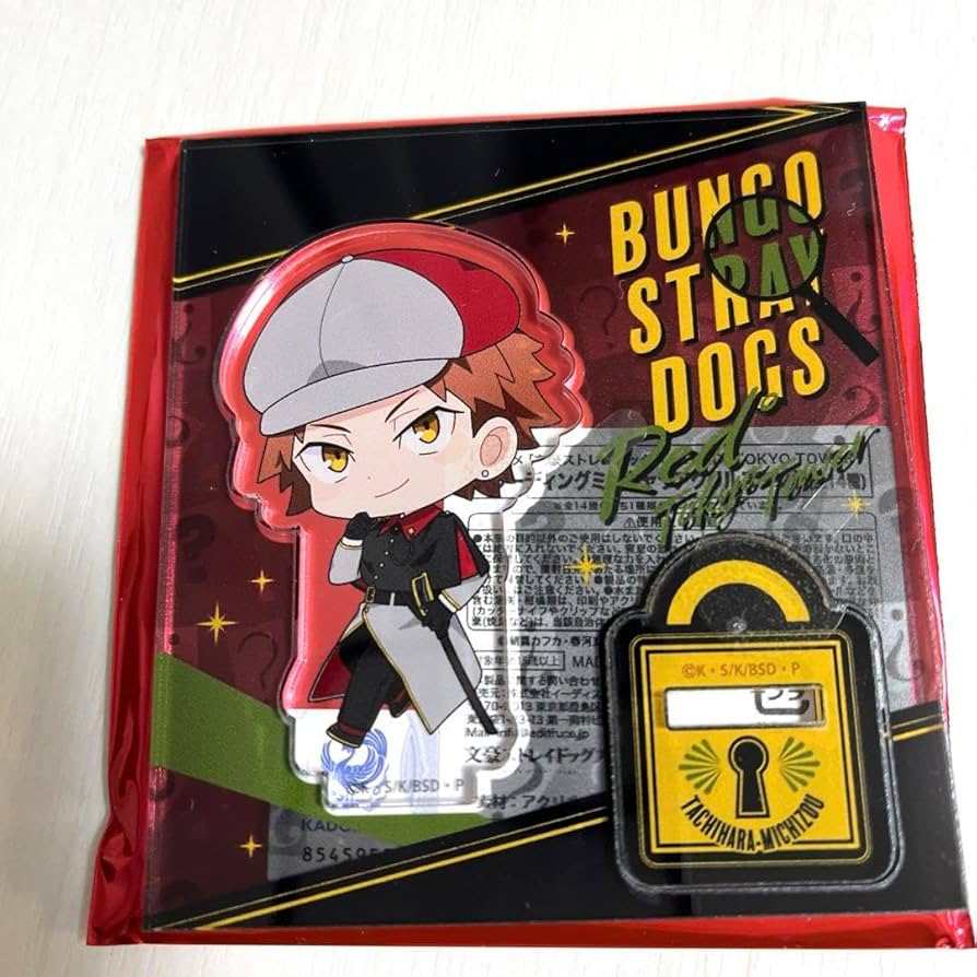 文豪ストレイドッグス 文スト 東京タワー RED ミニキャラ 缶バッジ 条