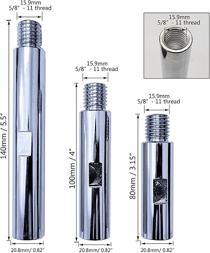 Miniatura 2 de Herramienta de pulido de eje de varilla de extensión de rosca de 5/8 "-11 piezas para 5/8 "-11 rosca amoladora de agua máquina de pulido de coche