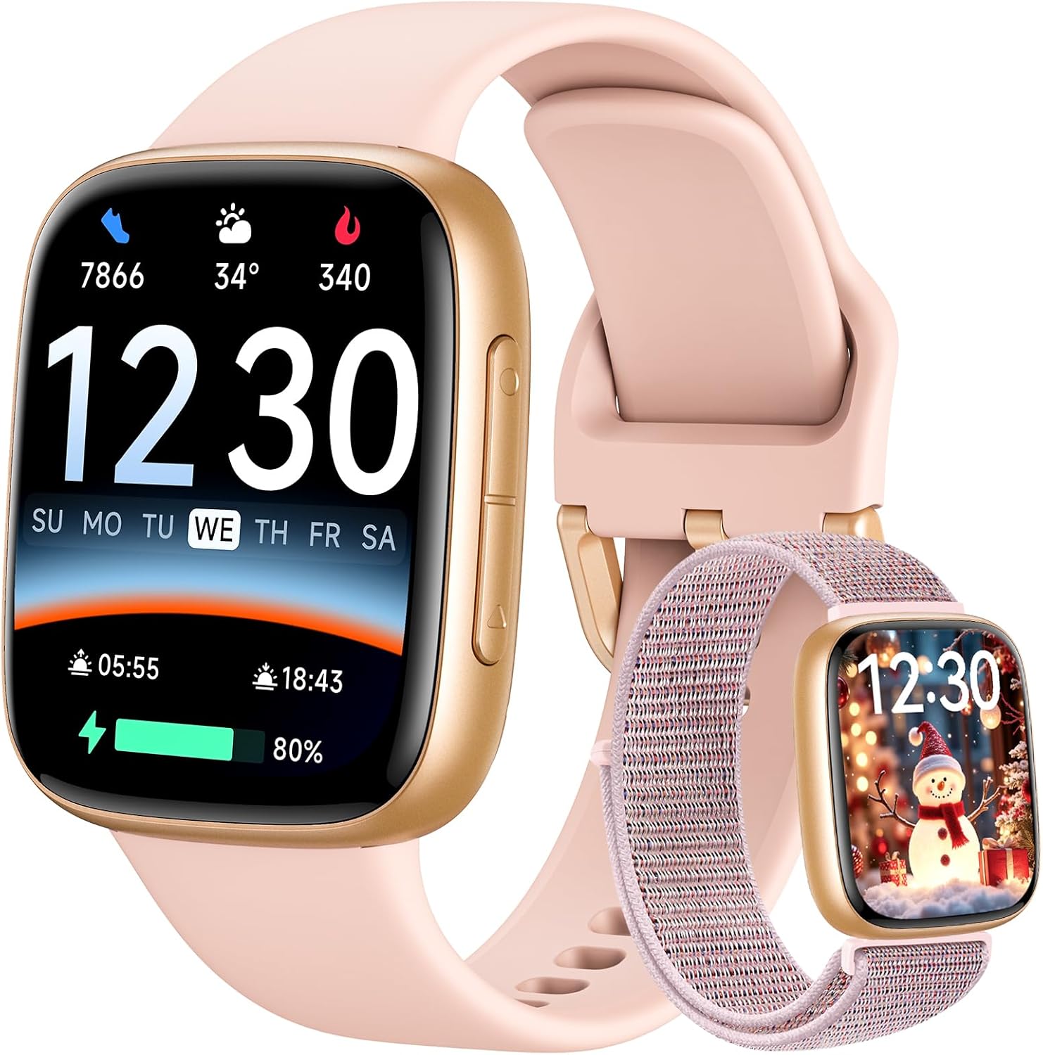 Fitpolo Smart Watch for Women, 1.85″...