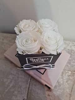 Forever rose hat box/preserved roses/eternal roses/year long roses hat box gift