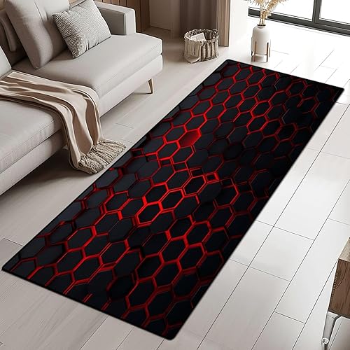 Miniatura 16 de Area Rug Arcade Space Ship to Sunset Retro 80s Fashion Sci Fi 2x6 Runner Rug Non Slip Bath Mat Runners for Hallways Living Room Kitchen Bathroom
