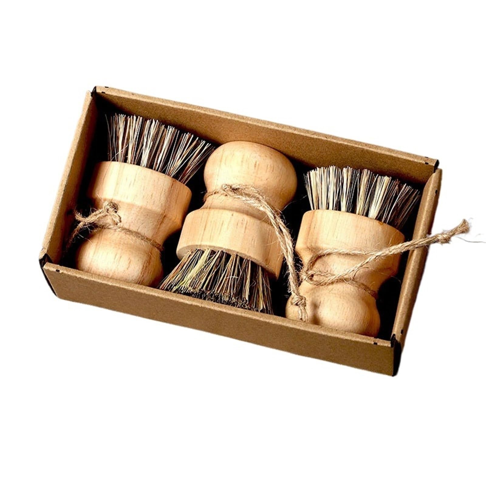 Brosse de Nettoyage Vaisselle en sisal Noix Coco