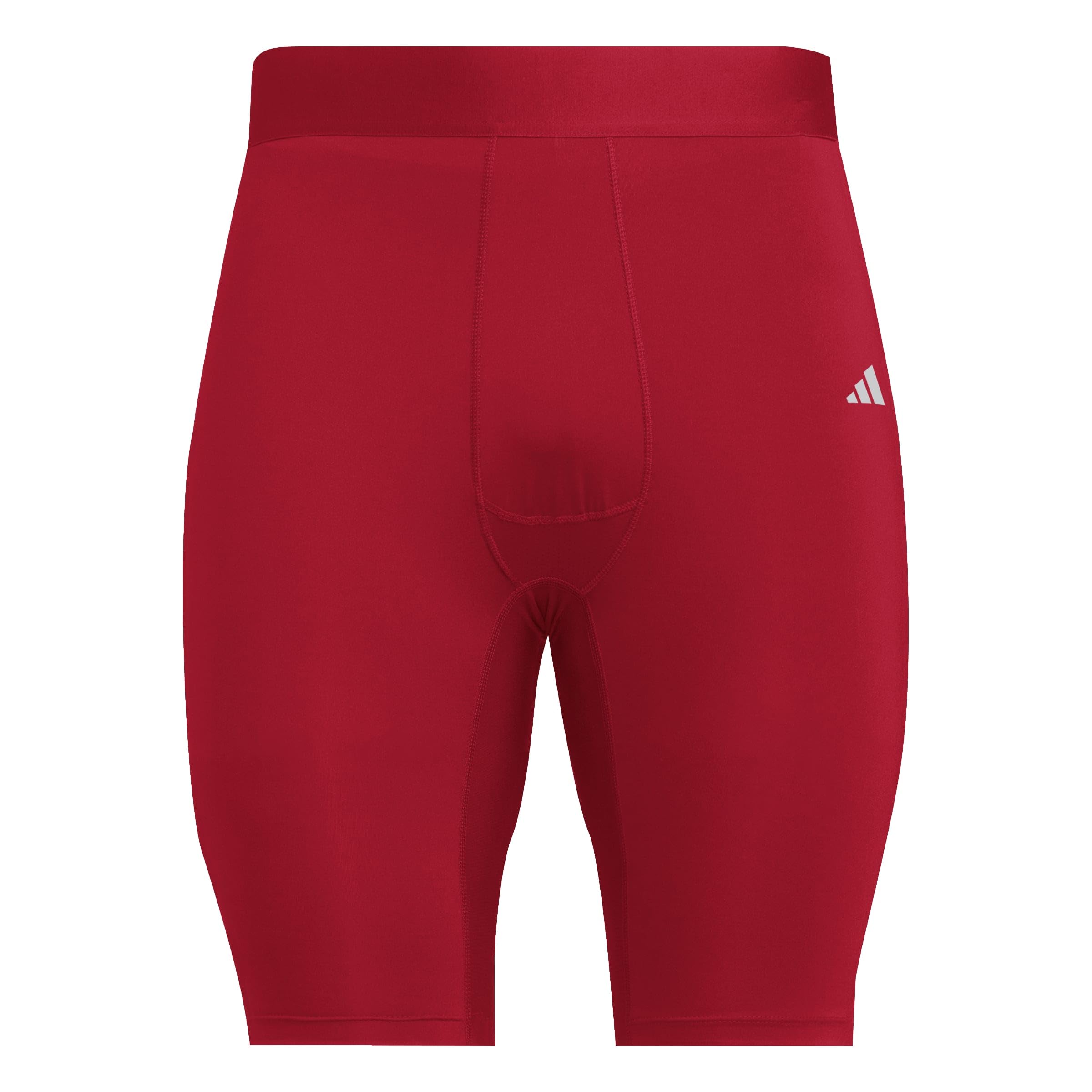 adidas Men's TECHFIT SHORT TIGHT MEN, team power red 2, M
