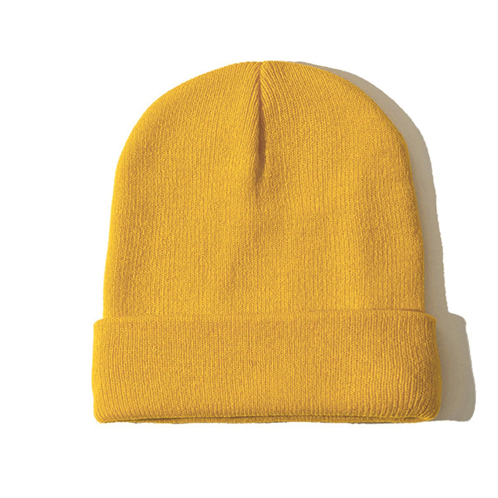 Beanie for Women Men Ski Watch Cap Cuffed Plain Skull Knit Hat Soft Fisherman Winter Hat