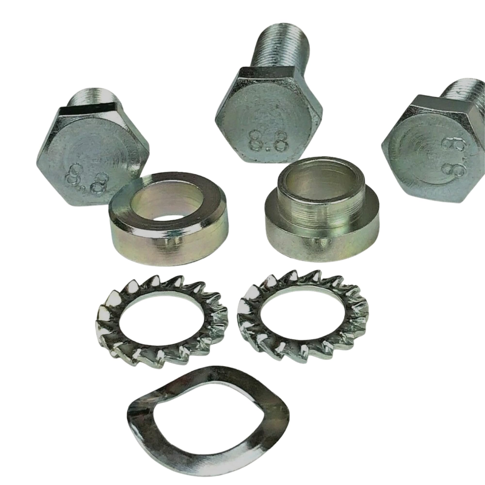 Seat Belt Bolt & Nut Kit – High Tensile Grade 8.8 Fastener Set Compatible with Classic & Modern Cars & Trucks – Seatbelt Fixing Hardware Replacement