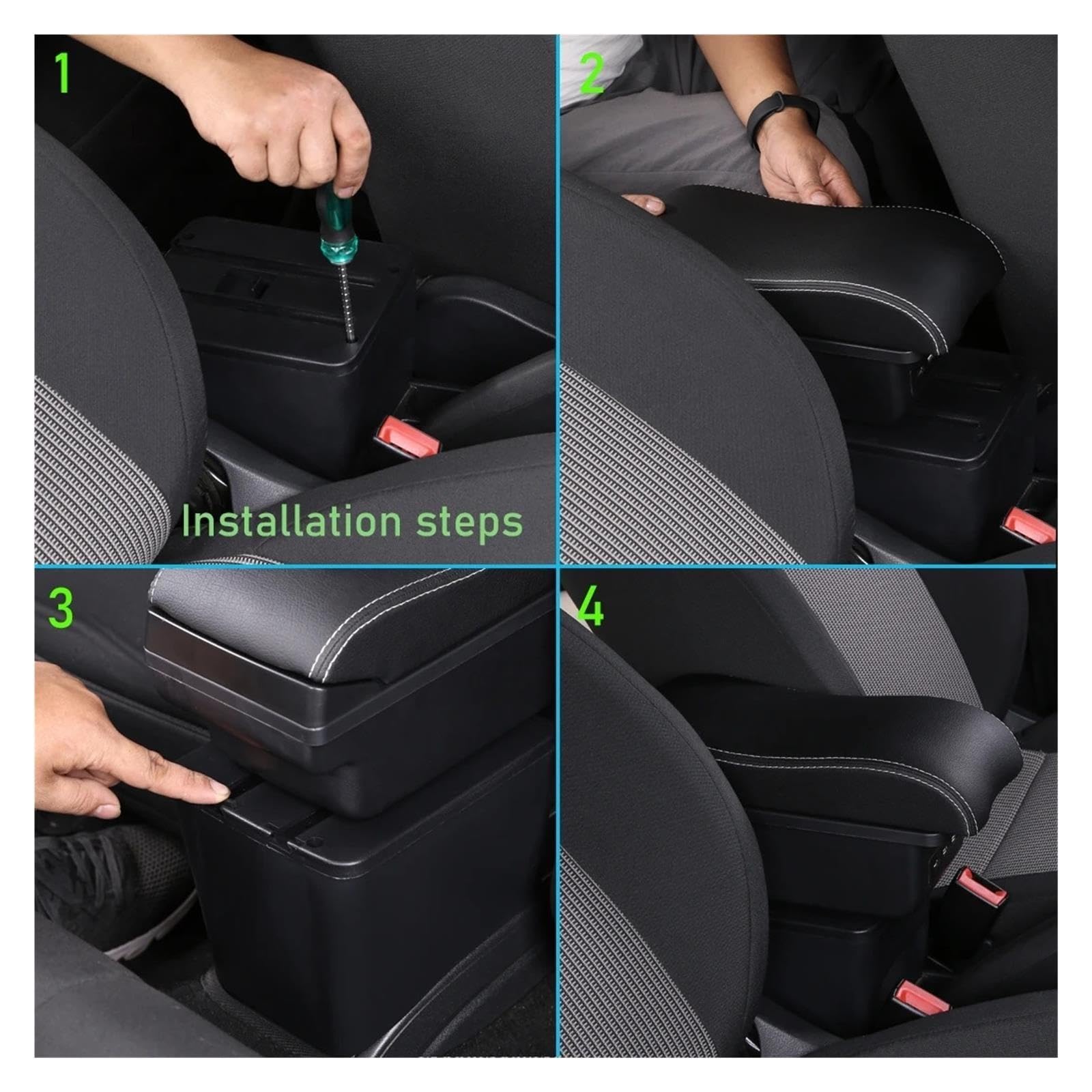 Para Duster Para Dacia Para Oroc Caja Almacenamiento Reposabrazos Coche