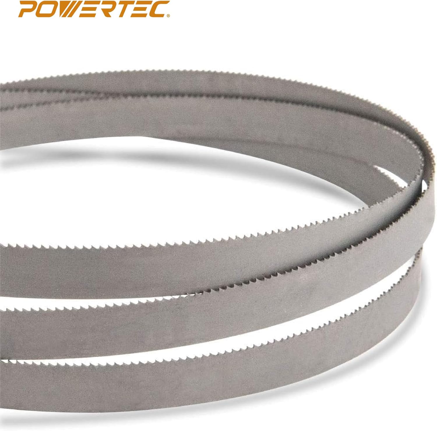 POWERTEC 59-1/2 Inch Bandsaw Blades Assortment for Woodworking & Non-Ferrous Metal Cutting, Band Saw Blades for Wen 3959, Craftsman, Porter-Cable, Ryobi, Delta, B&D & Skil 9" Band Saw, 2 Pack (13701)