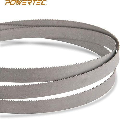 Miniatura 2 de POWERTEC Hojas de sierra de cinta de 59-12 pulgadas surtido para carpintería y corte de metales no ferrosos, hojas de sierra de cinta para Wen 3959,