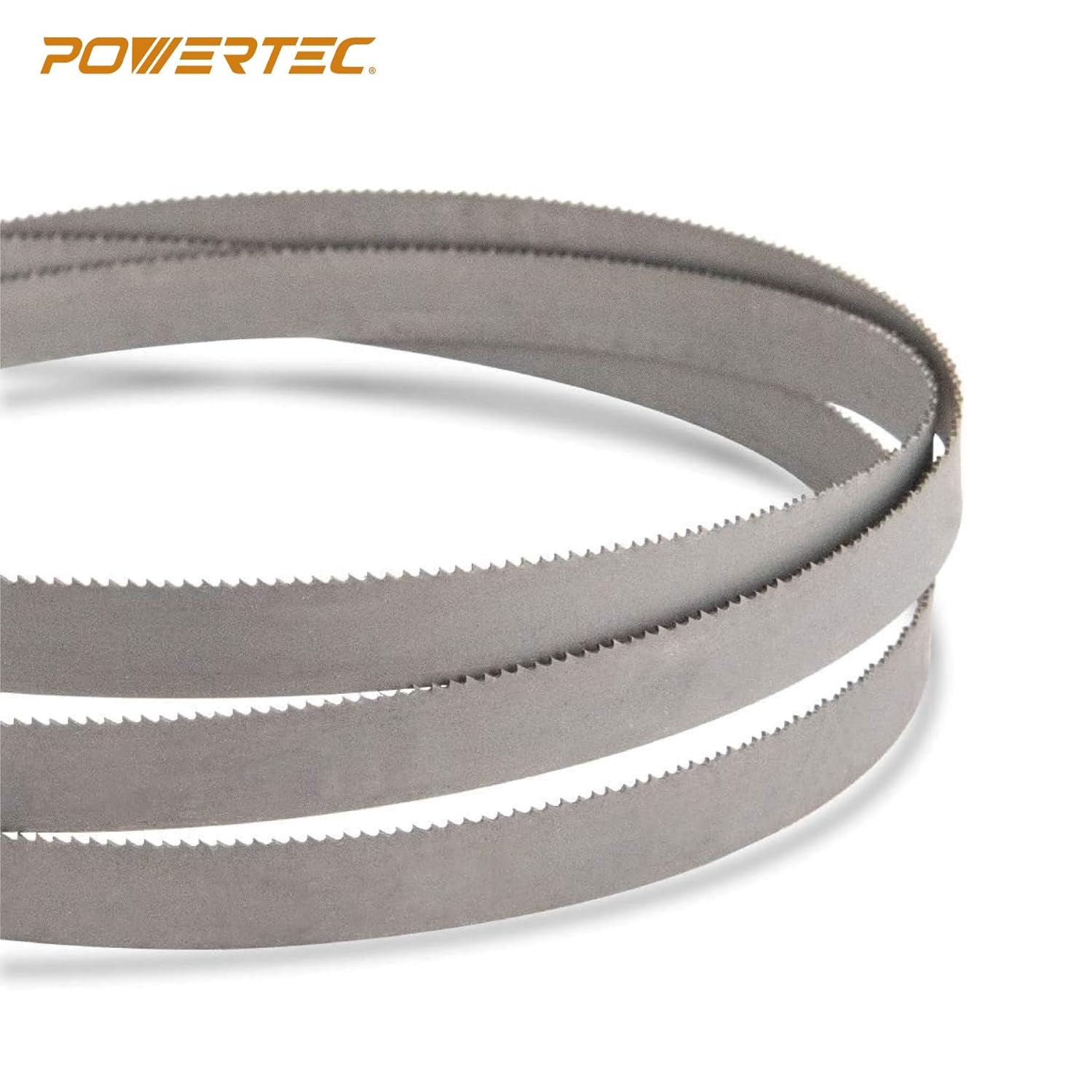 POWERTEC 59-1/4 Inch Bandsaw Blades Assortment for Woodworking & Non-Ferrous Metal Cutting, Band Saw Blades for Ryobi BS903 & BS900 and Shop Fox W1749 Band Saw, 3 Pack (13702)