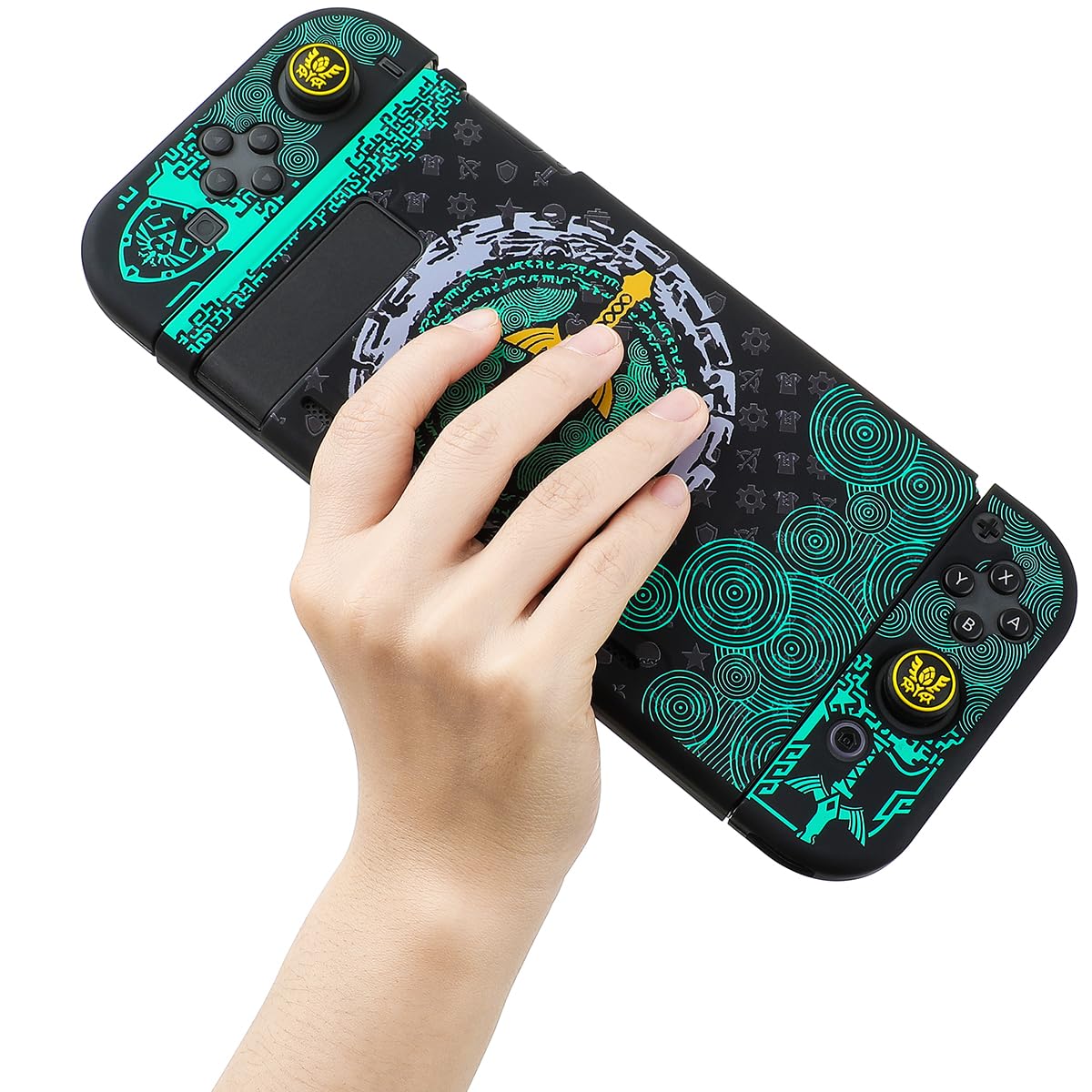 Amazon.co.jp: ドッキング可能な保護ケース、スイッチ、4つのサム