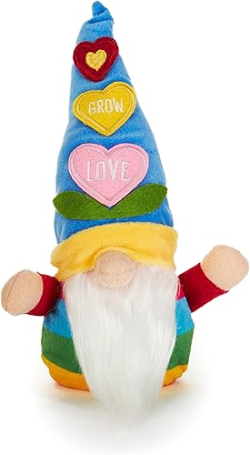 Hug Feel The Love Gnomo de felicitaciones, decoración del hogar de gnomo de peluche, adorno de gnomo sueco, deseos de gnomo, figura de regalo de